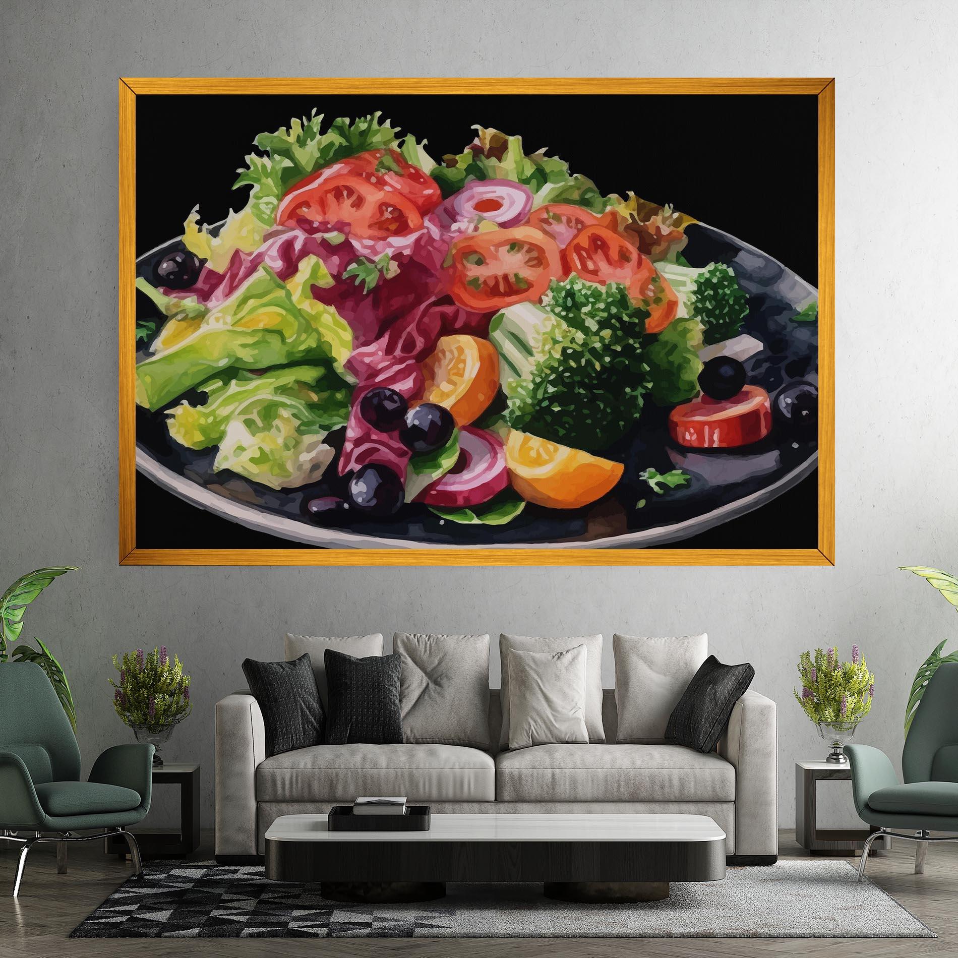 Tablou Canvas Healthy Tomato Food mockup 7