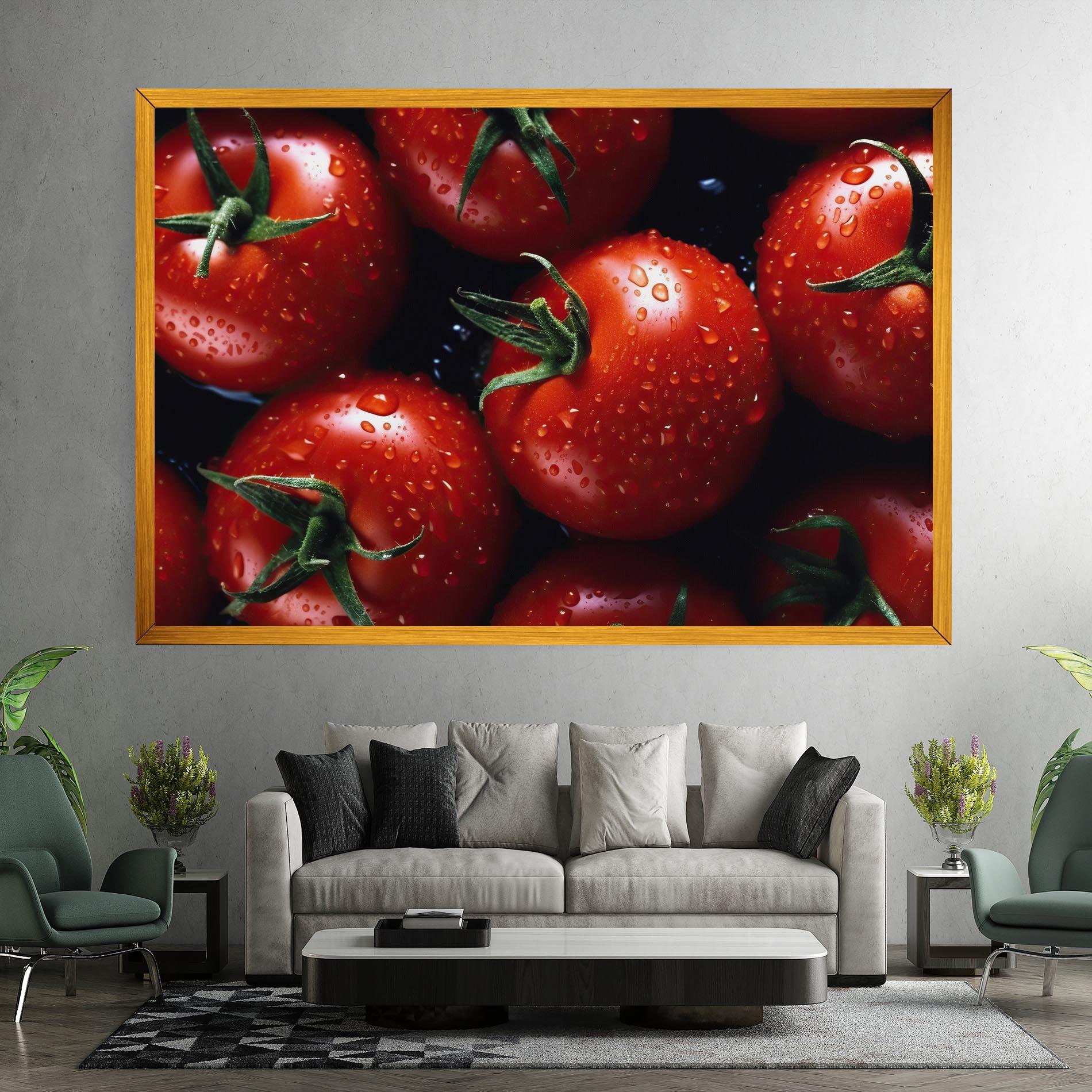 Tablou Canvas Red Wet Tomato mockup 7