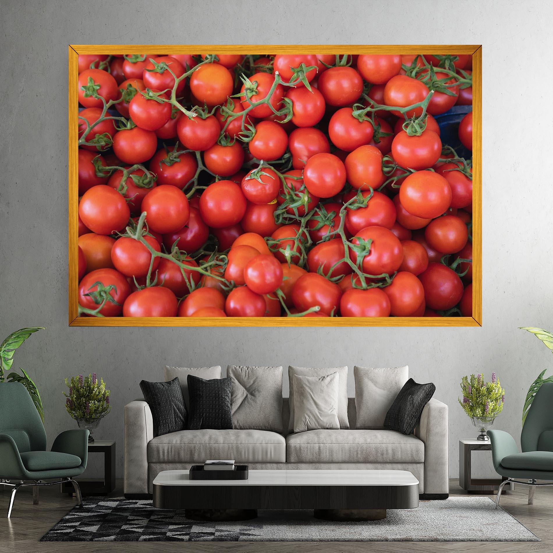 Tablou Canvas Tomato Red Wall mockup 7