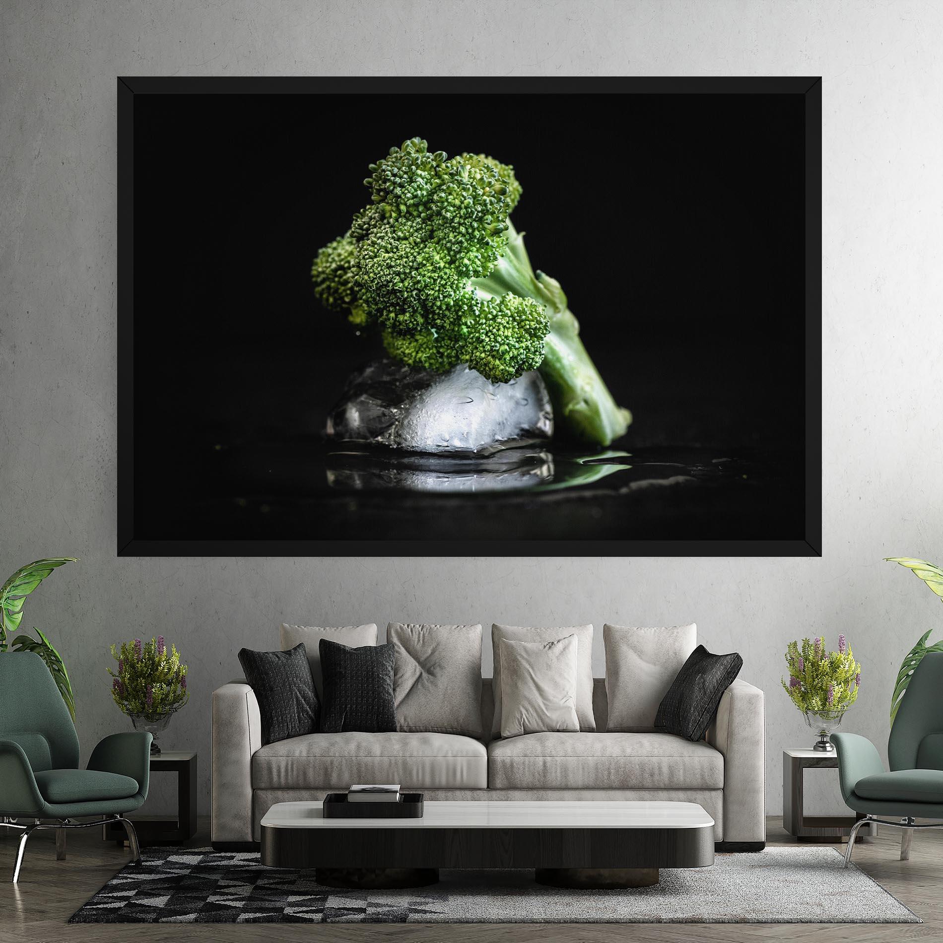 Tablou Canvas Broccoli Water mockup 7