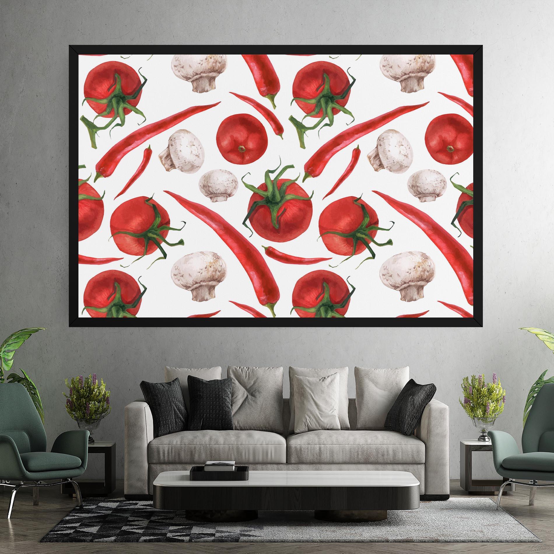 Tablou Canvas Floating Tomato mockup 7