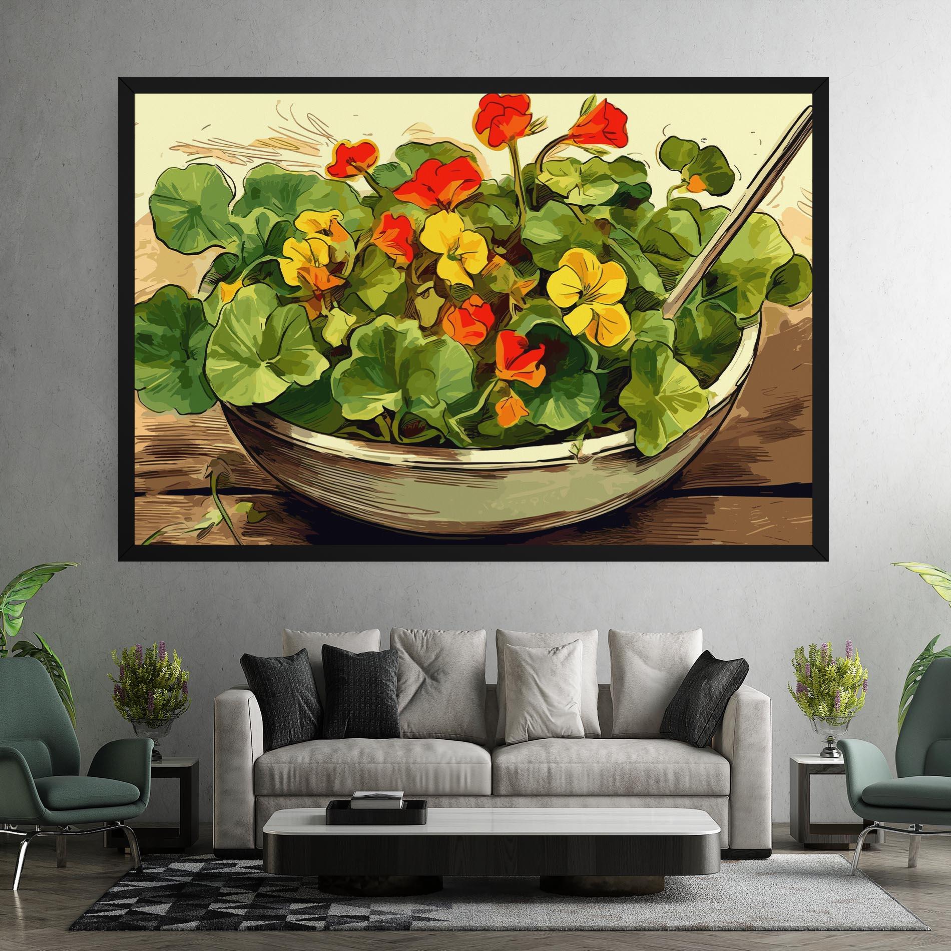 Tablou Canvas Flower Food mockup 7