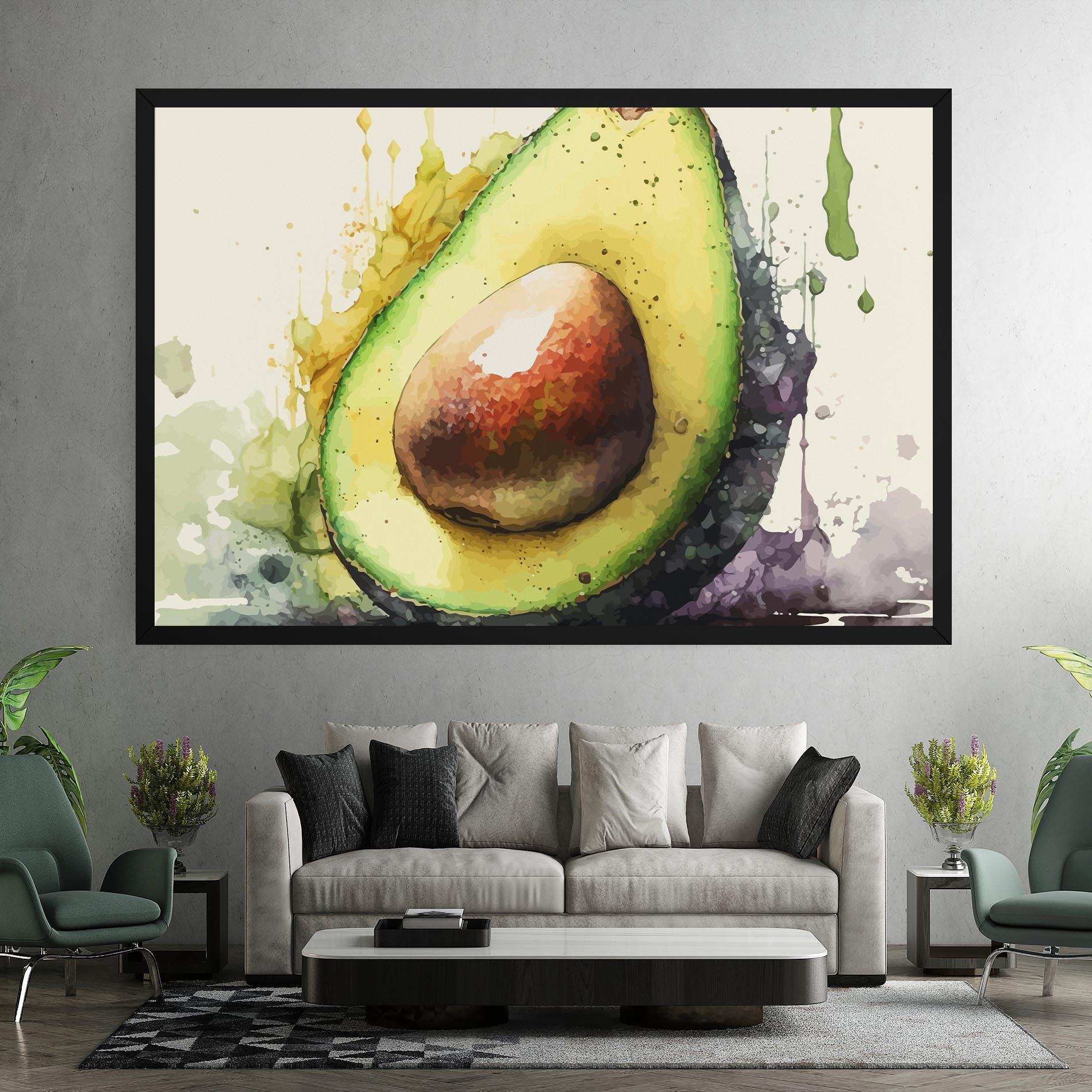 Tablou Canvas Green Avocado Art mockup 7