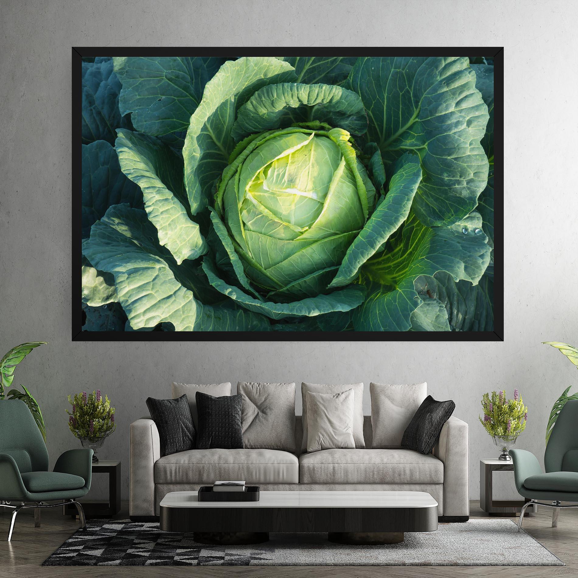 Tablou Canvas Green Lettuce mockup 7