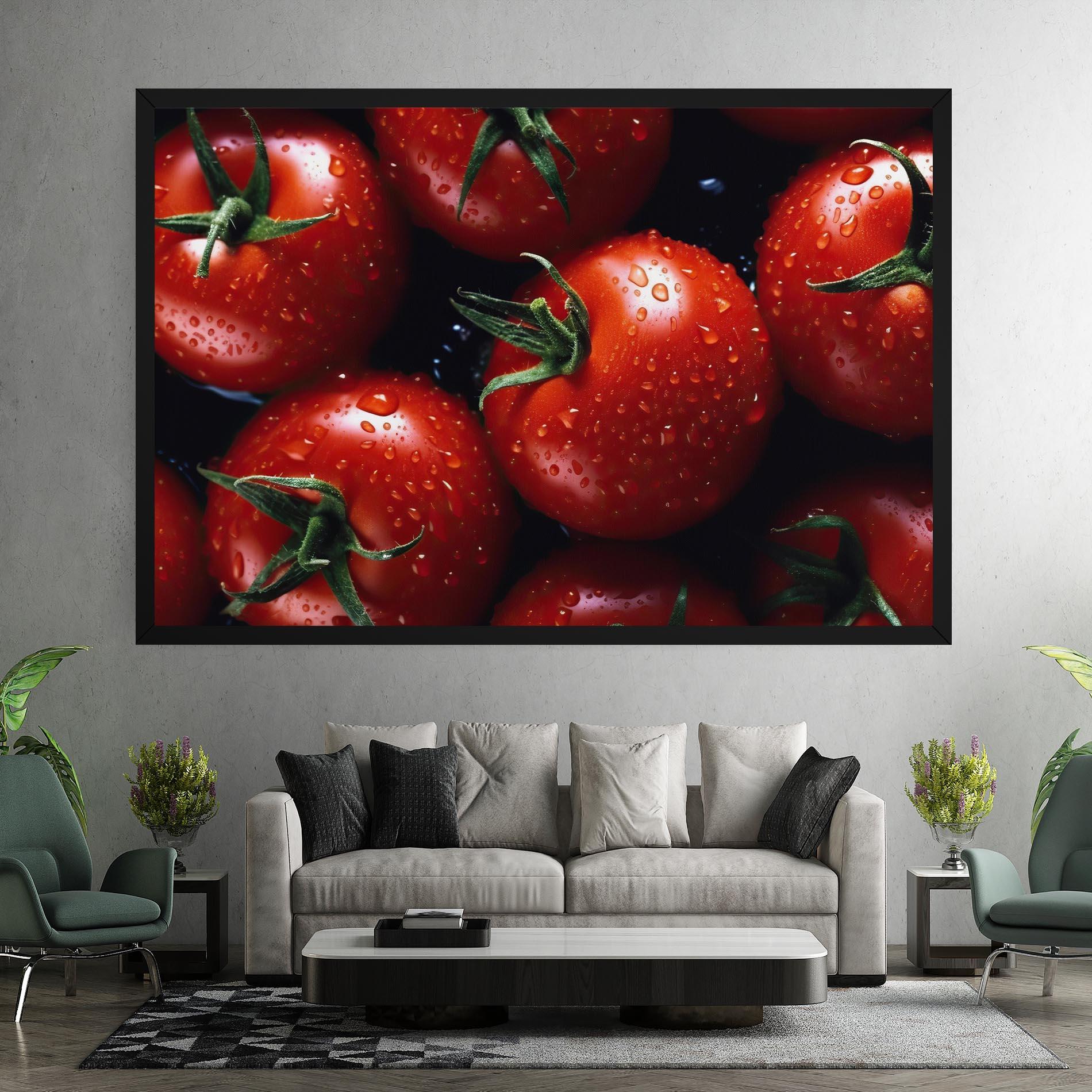 Tablou Canvas Red Wet Tomato mockup 7