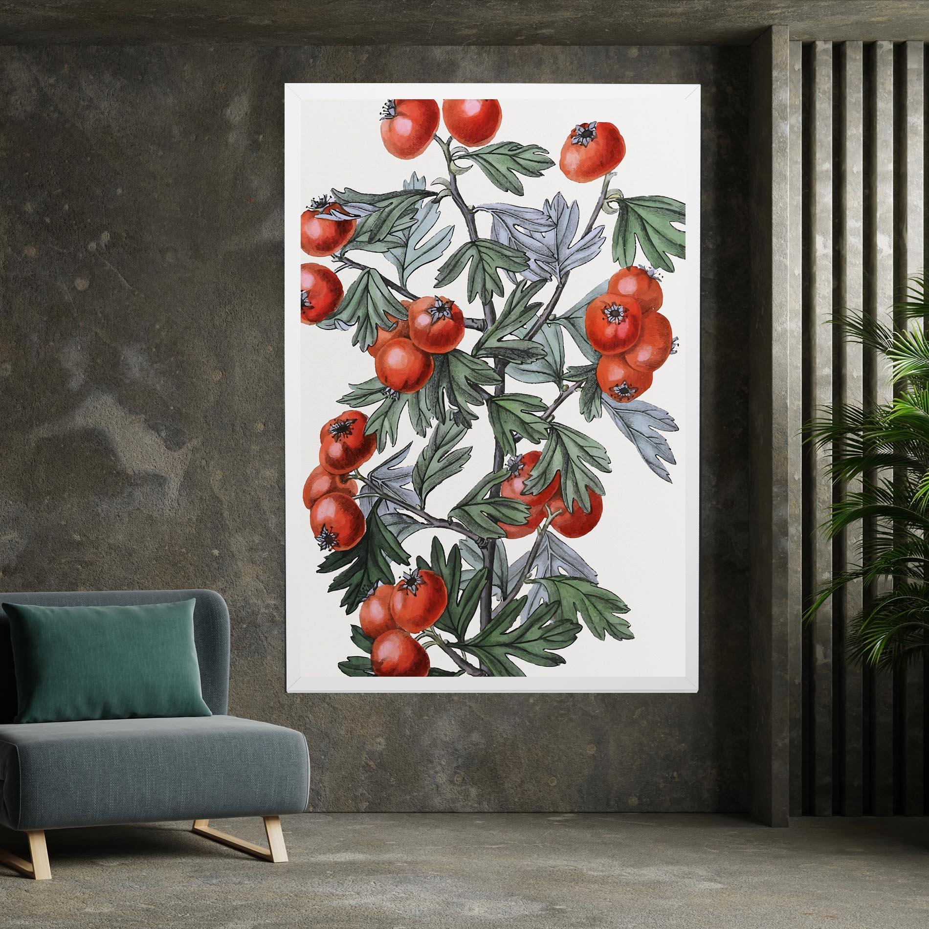 Tablou Canvas Cherry Drawing mockup 7