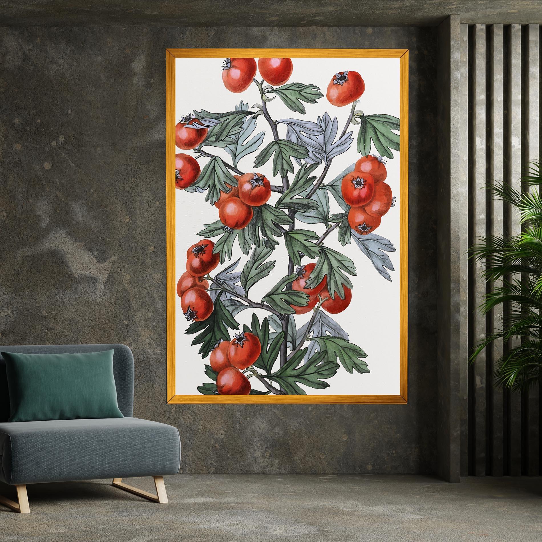 Tablou Canvas Cherry Drawing mockup 7