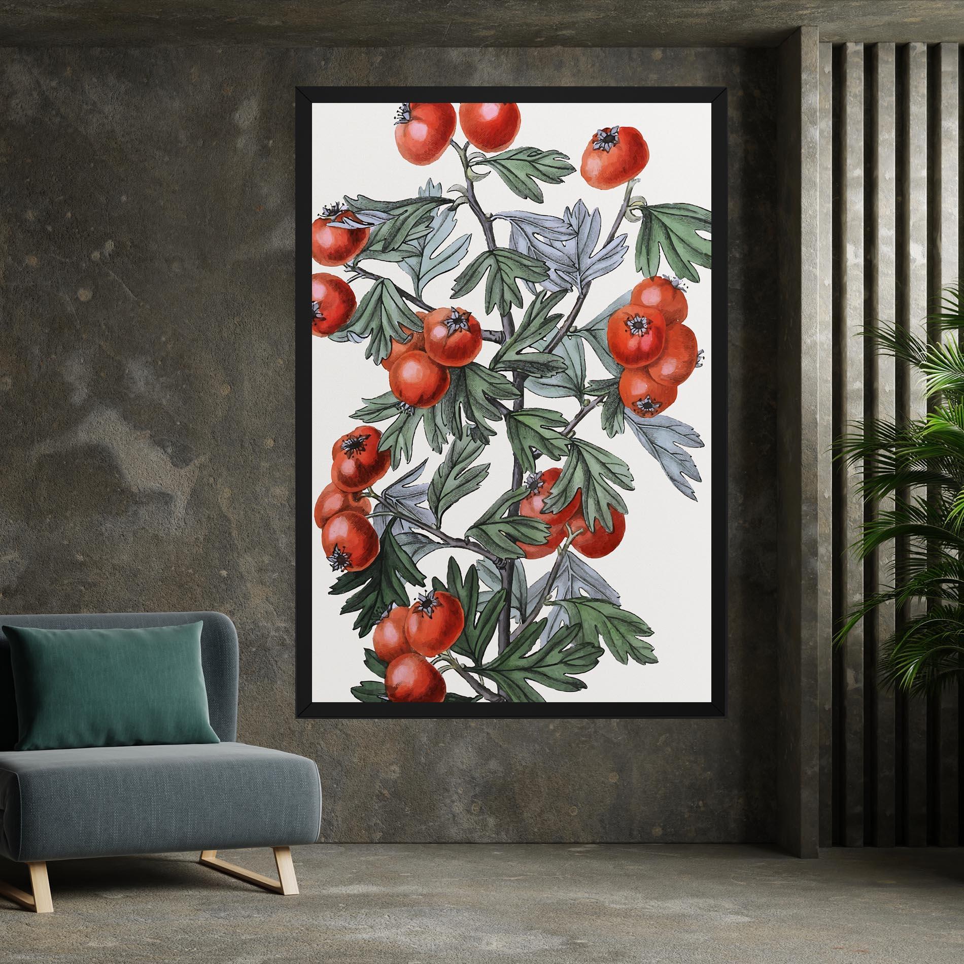 Tablou Canvas Cherry Drawing mockup 7