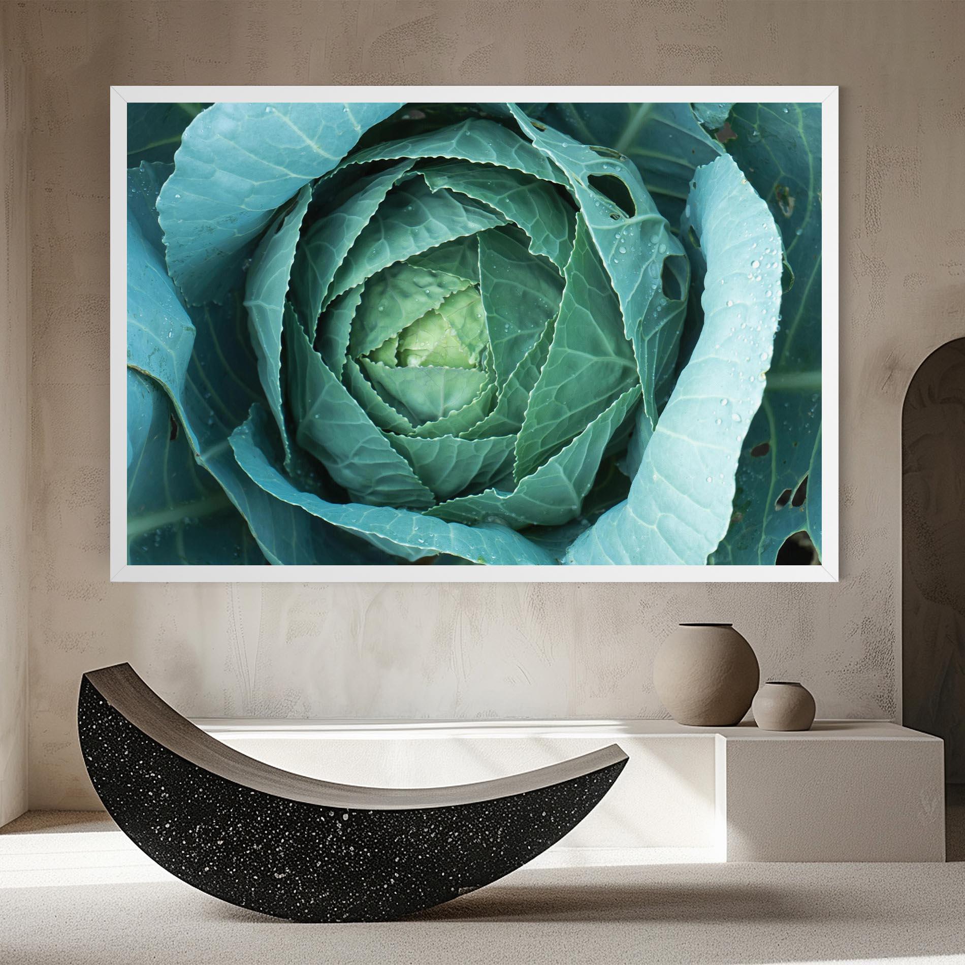 Tablou Canvas Blue Lettuce mockup 8