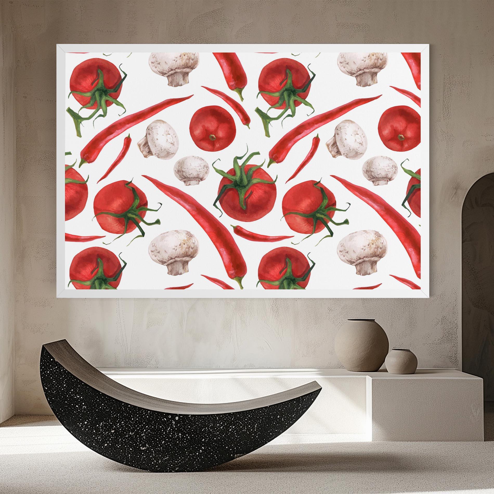 Tablou Canvas Floating Tomato mockup 8