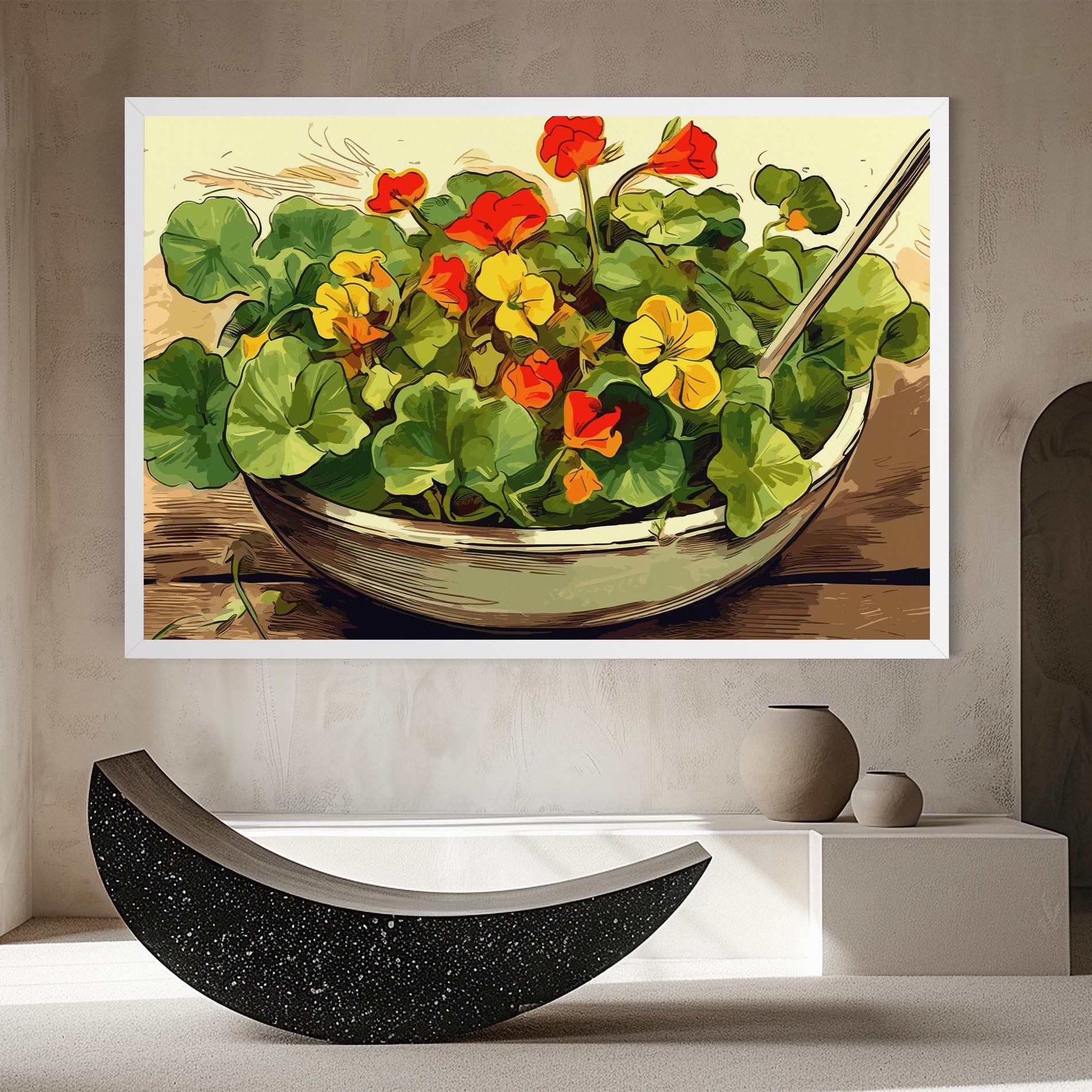 Tablou Canvas Flower Food mockup 8