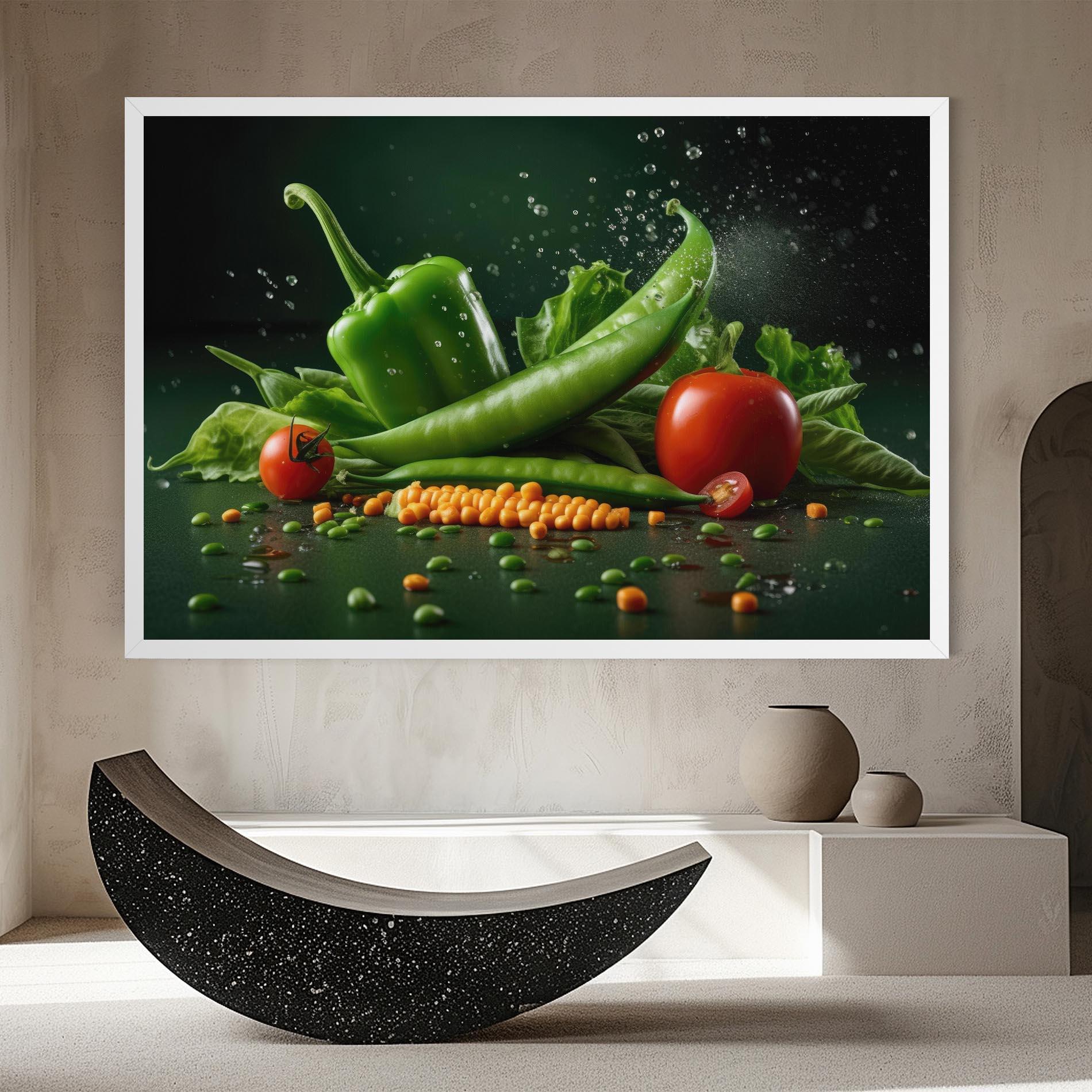 Tablou Canvas Fresh Vegetables mockup 8