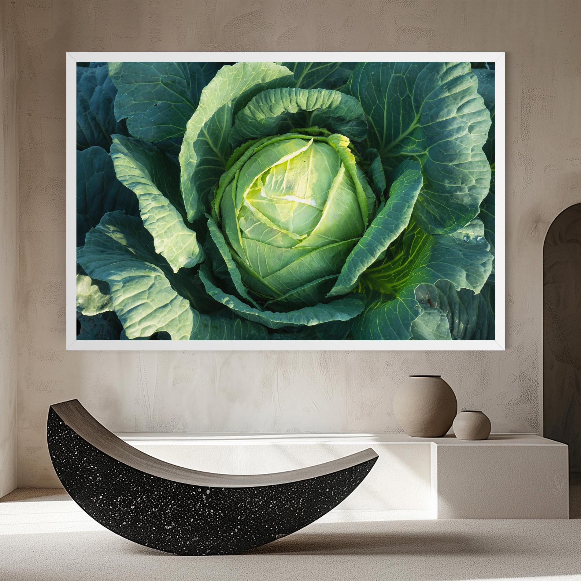 Tablou Canvas Green Lettuce mockup 8