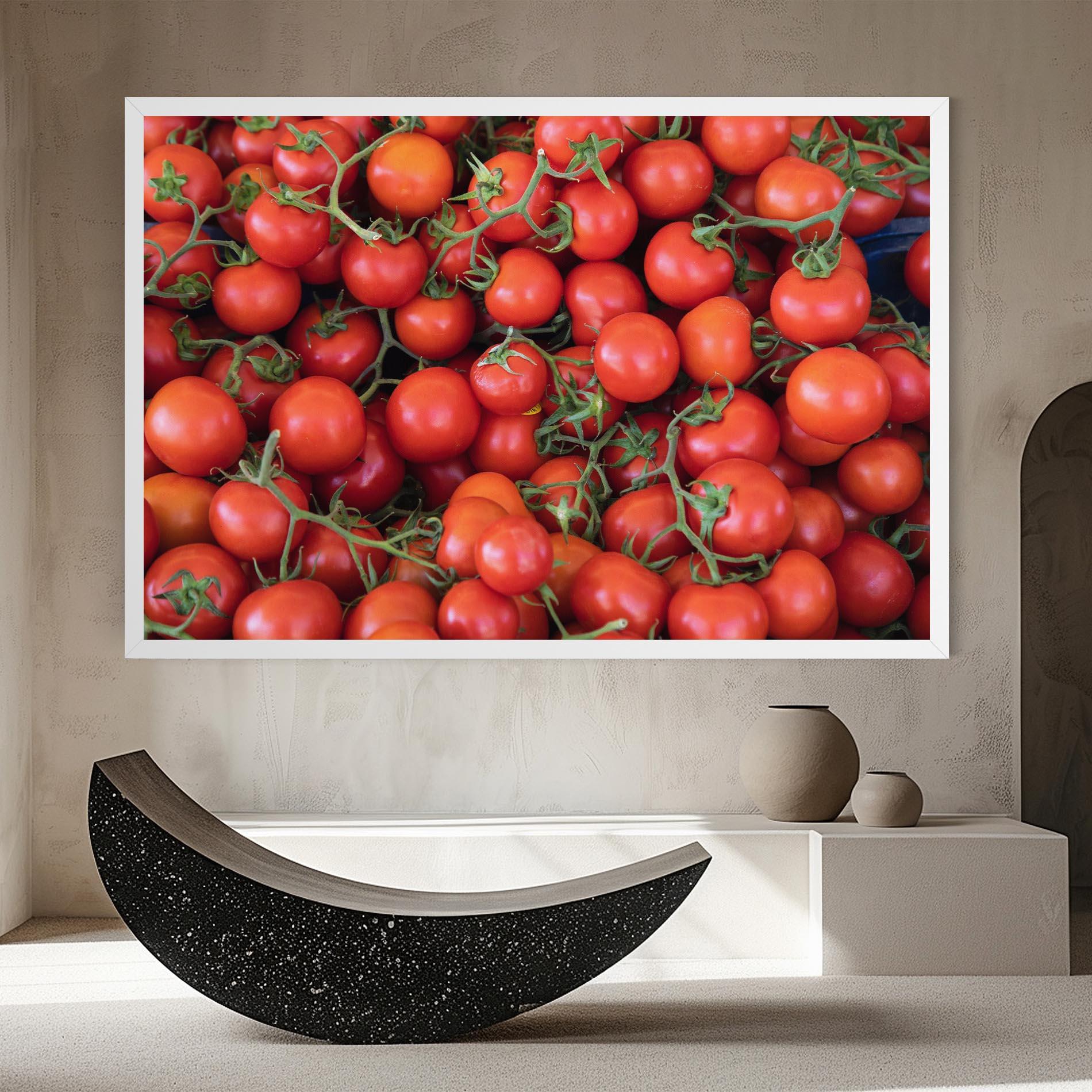 Tablou Canvas Tomato Red Wall mockup 8