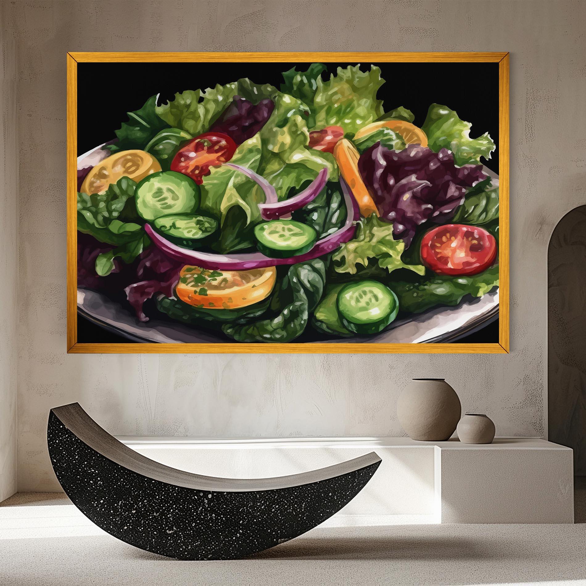 Tablou Canvas Cucumber Salad mockup 8