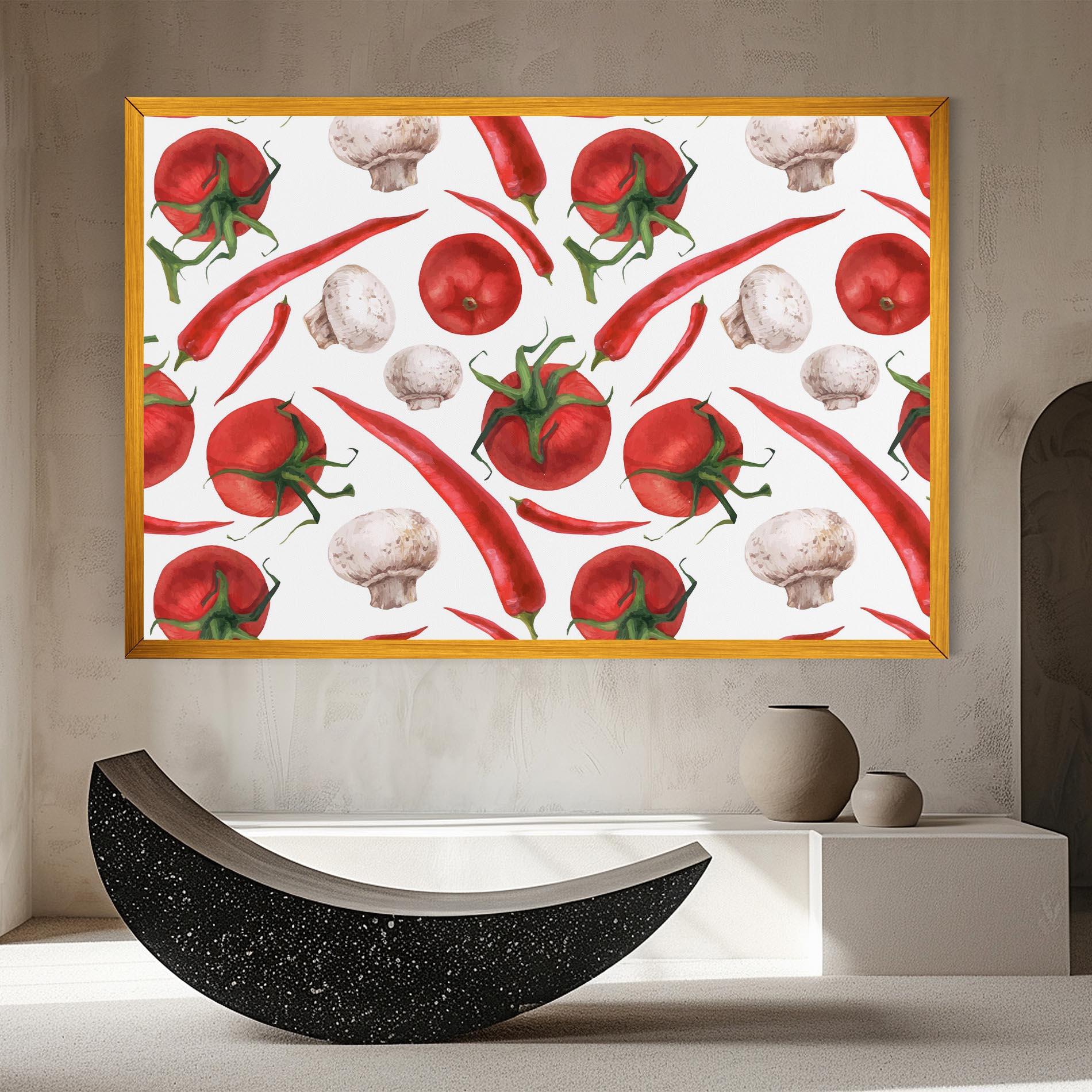 Tablou Canvas Floating Tomato mockup 8