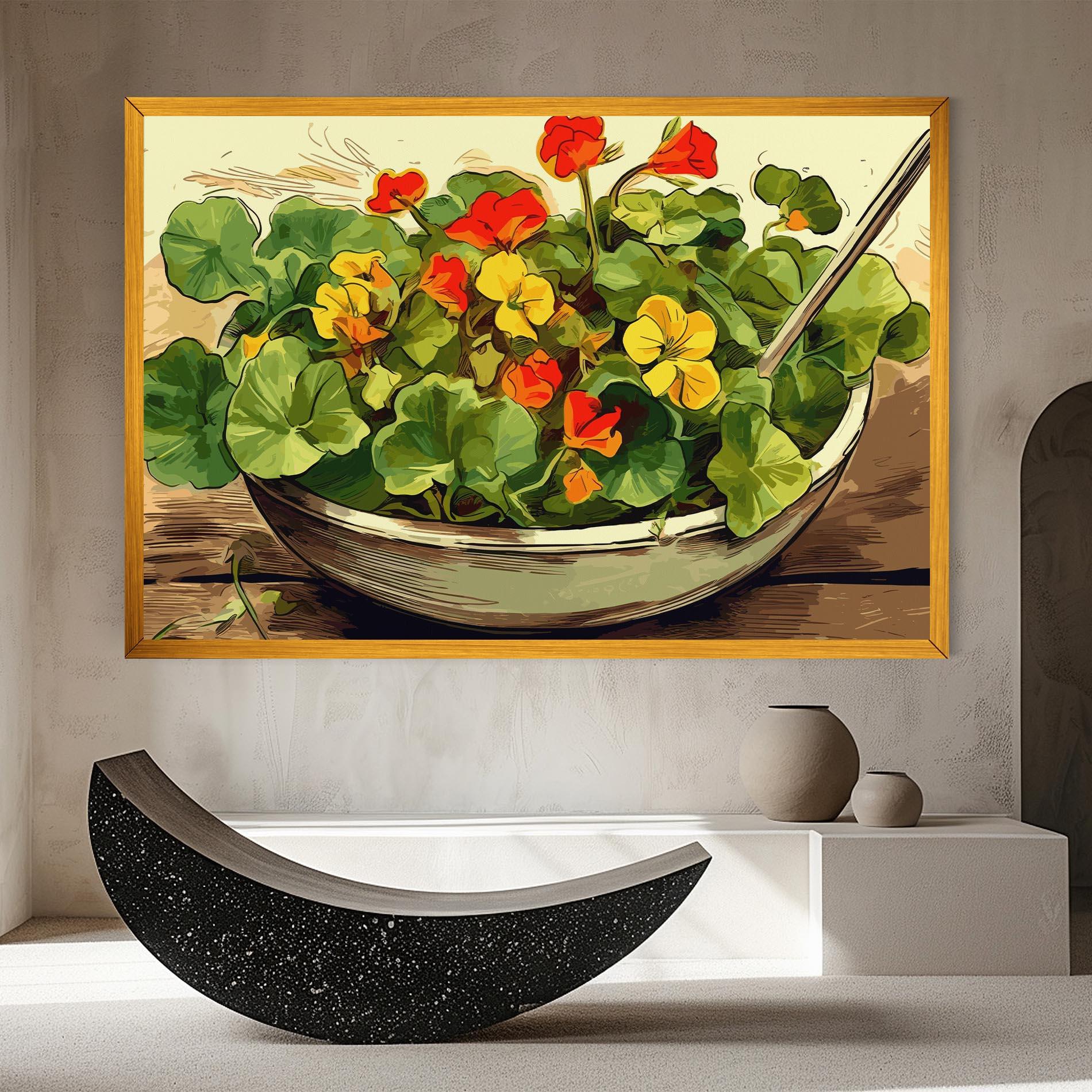 Tablou Canvas Flower Food mockup 8