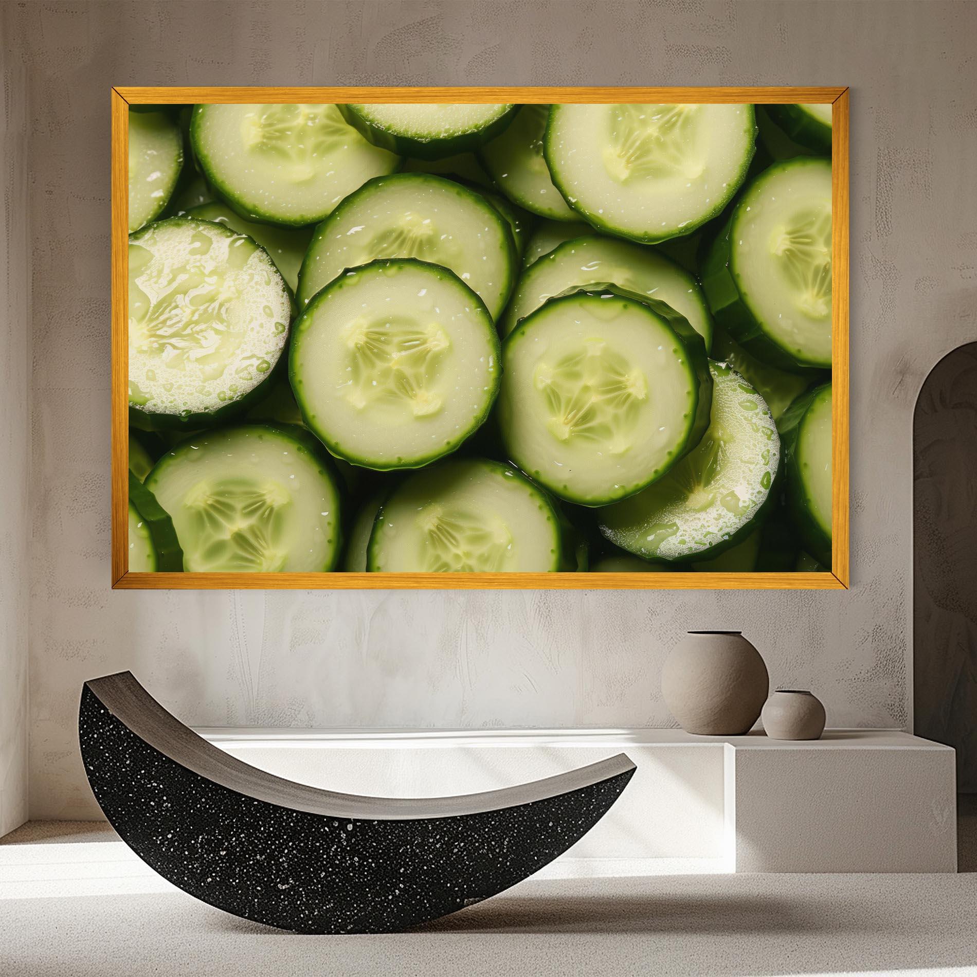 Tablou Canvas Fresh Cucumber mockup 8