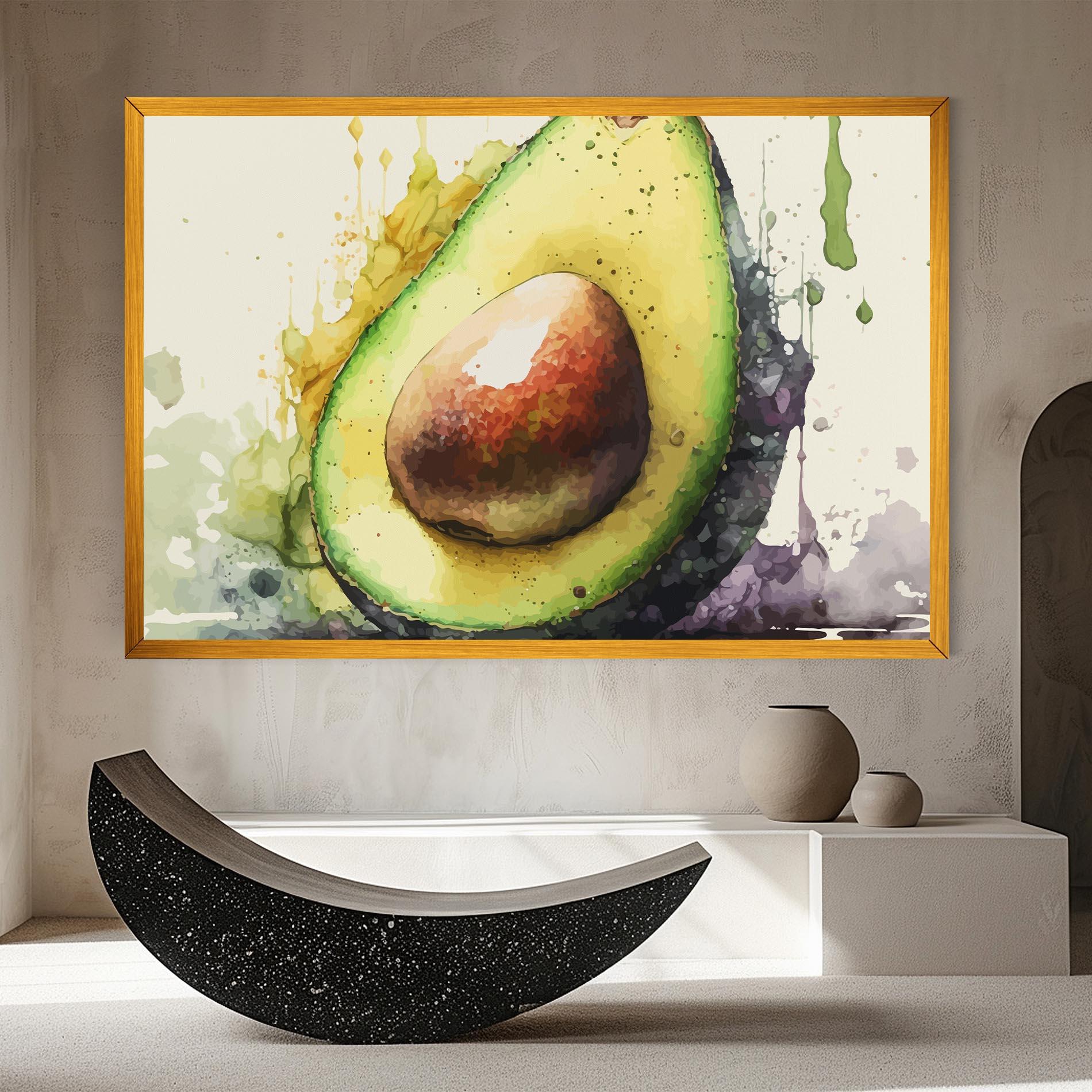 Tablou Canvas Green Avocado Art mockup 8