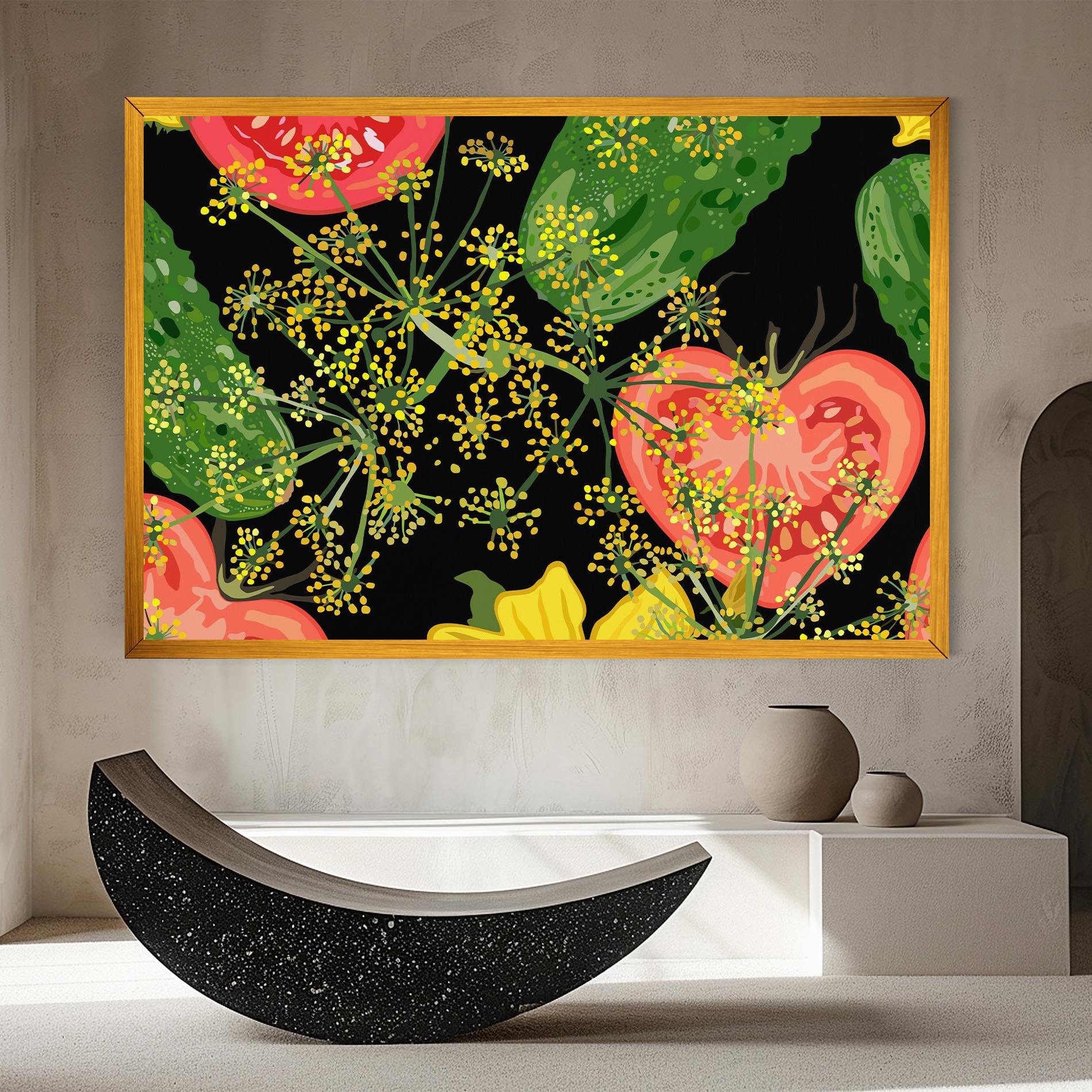 Tablou Canvas Heart Tomato mockup 8