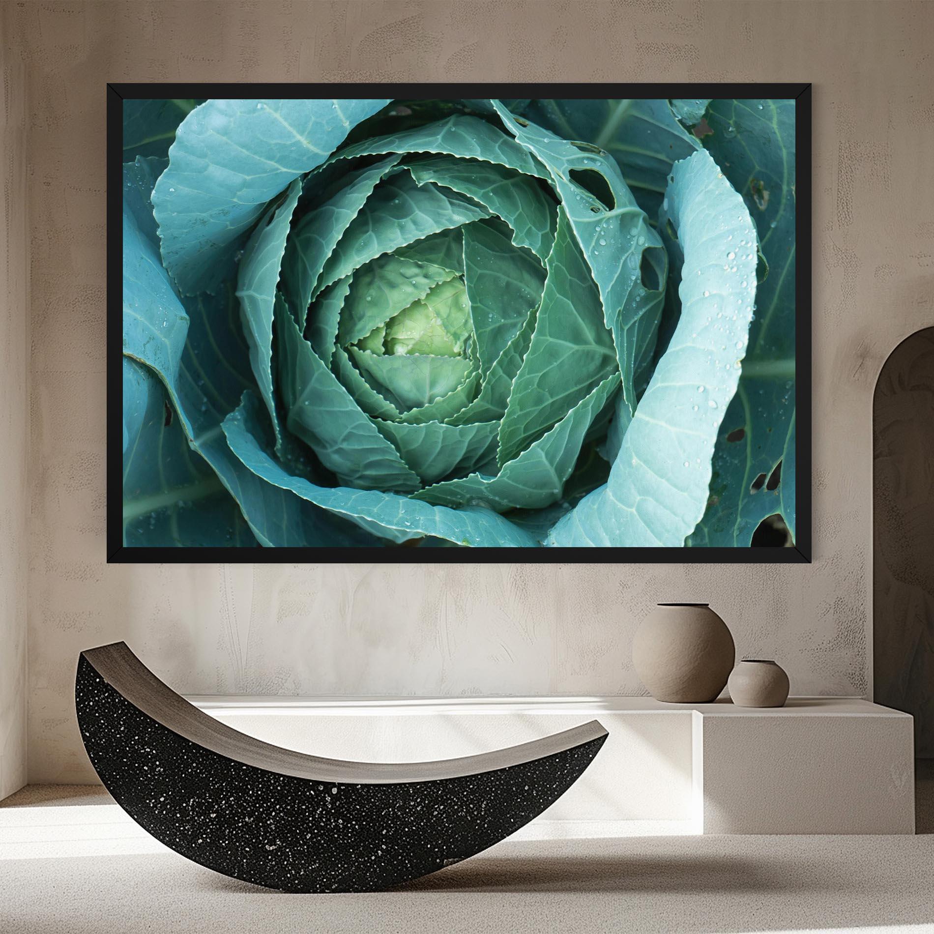 Tablou Canvas Blue Lettuce mockup 8