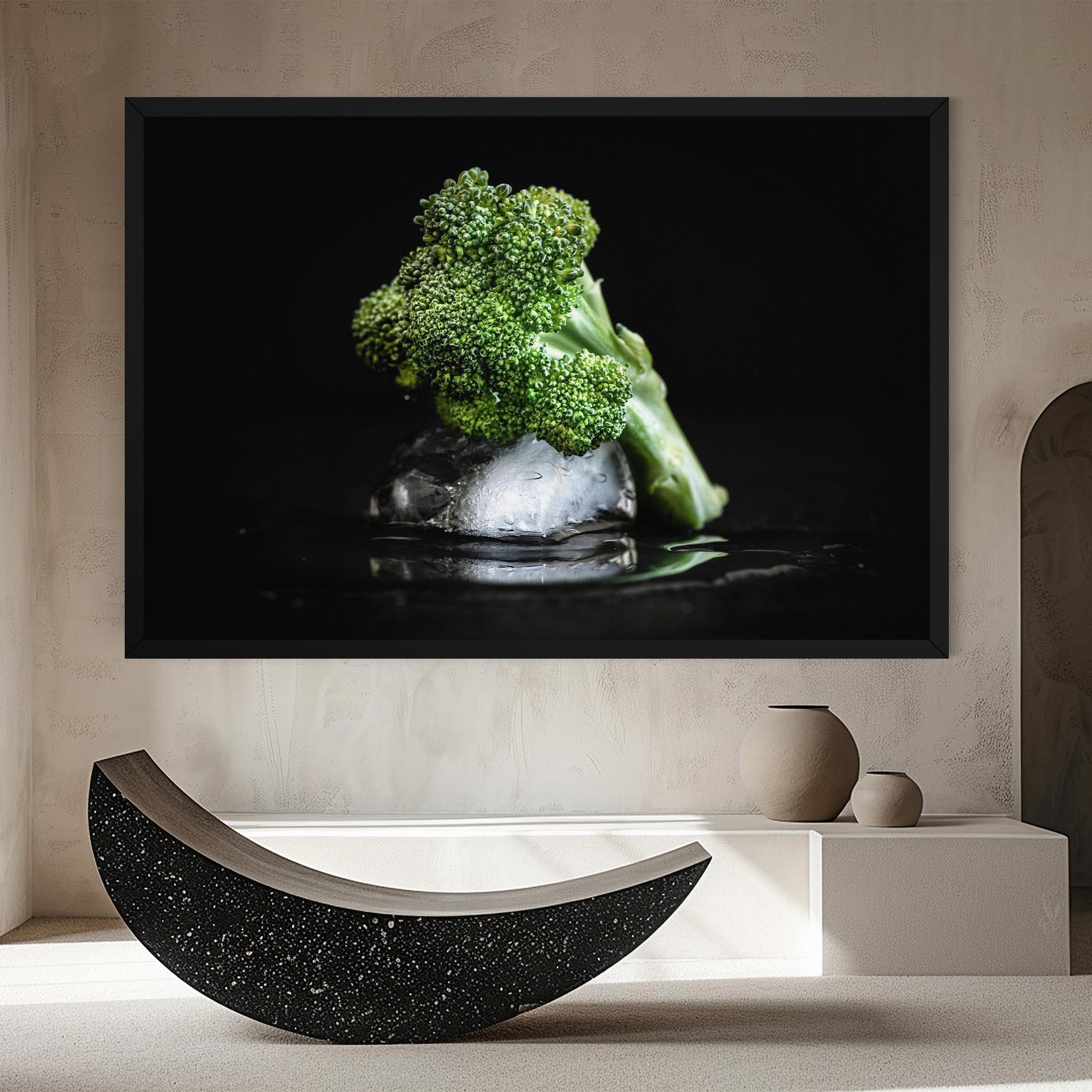 Tablou Canvas Broccoli Water mockup 8