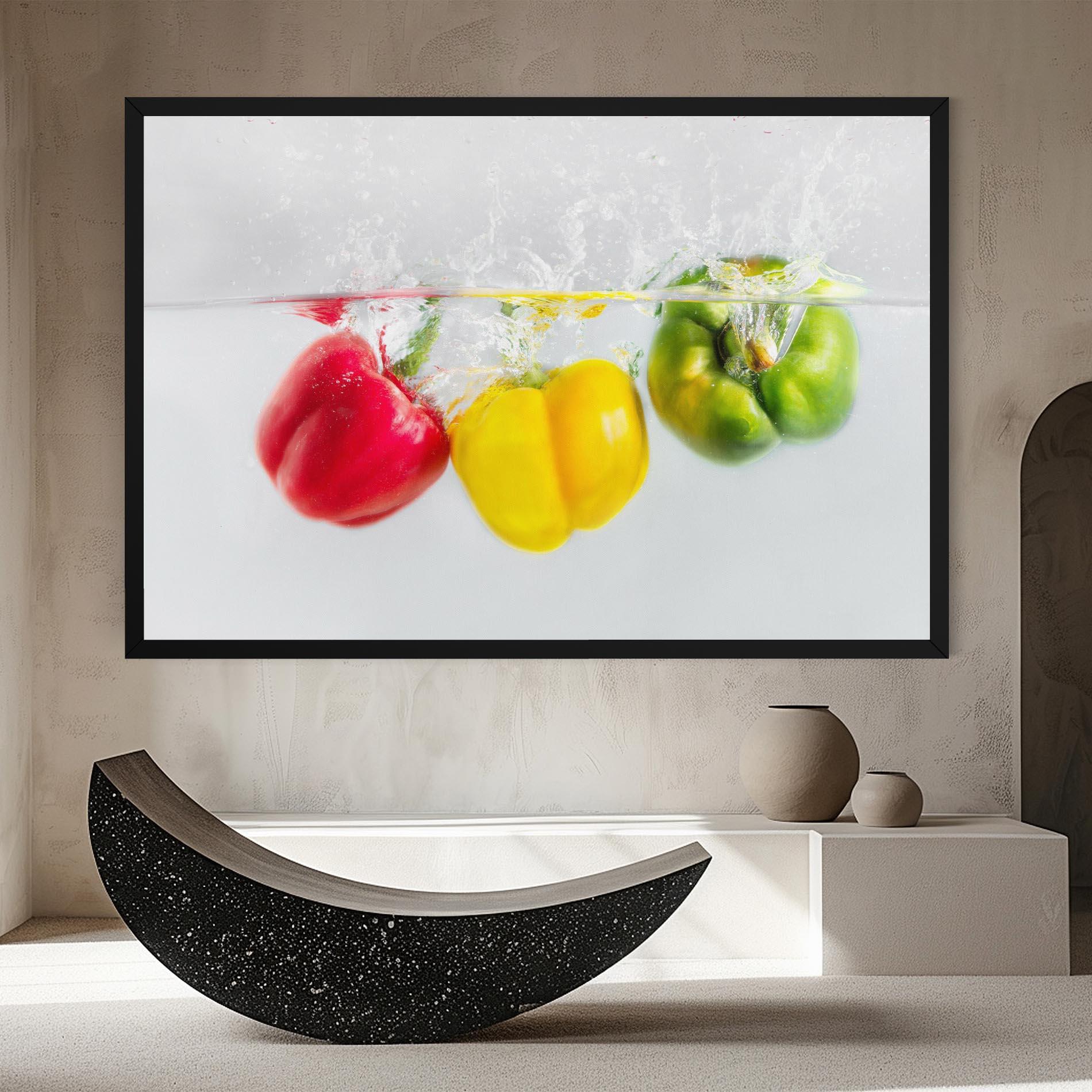 Tablou Canvas Colorful Bellpepper mockup 8