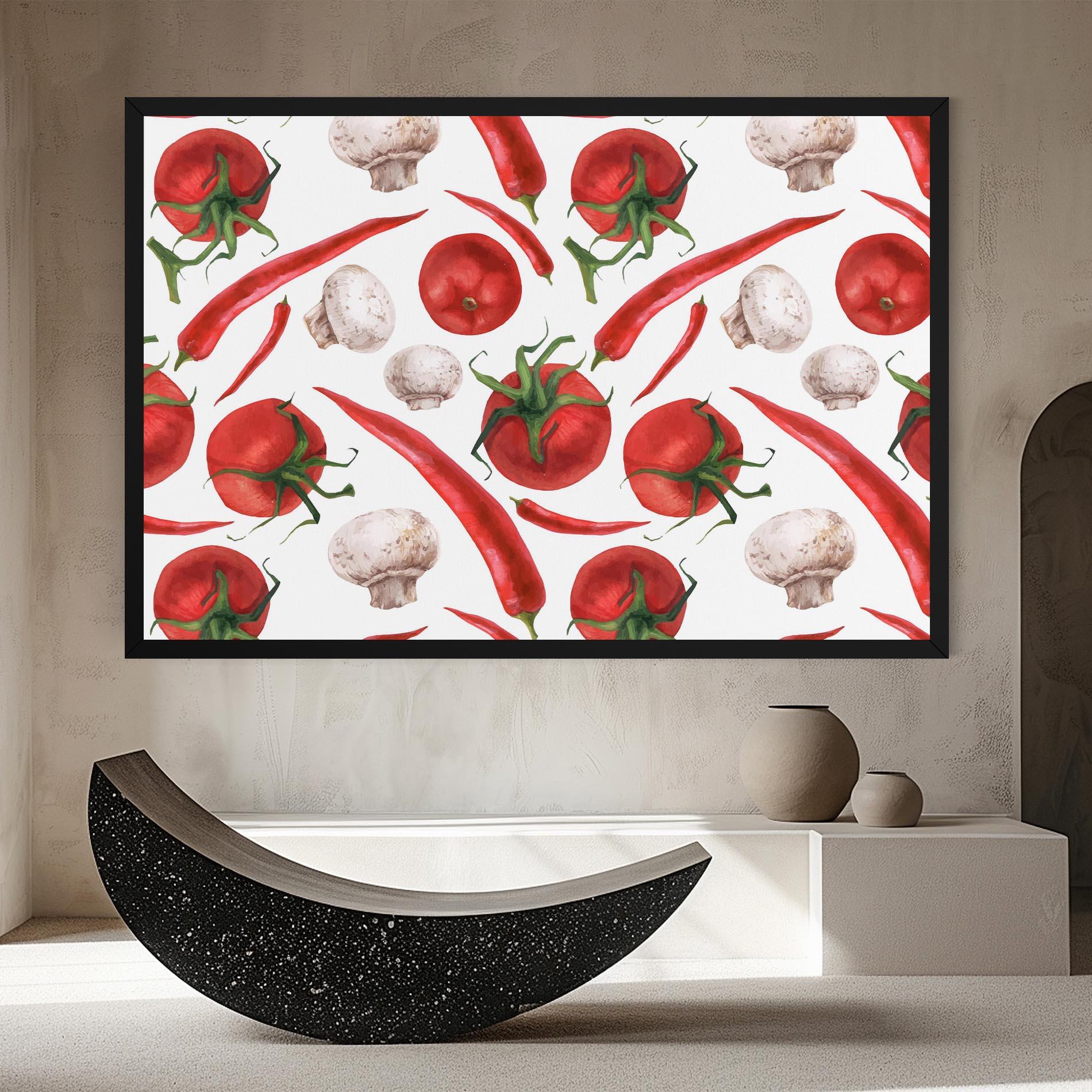 Tablou Canvas Floating Tomato mockup 8