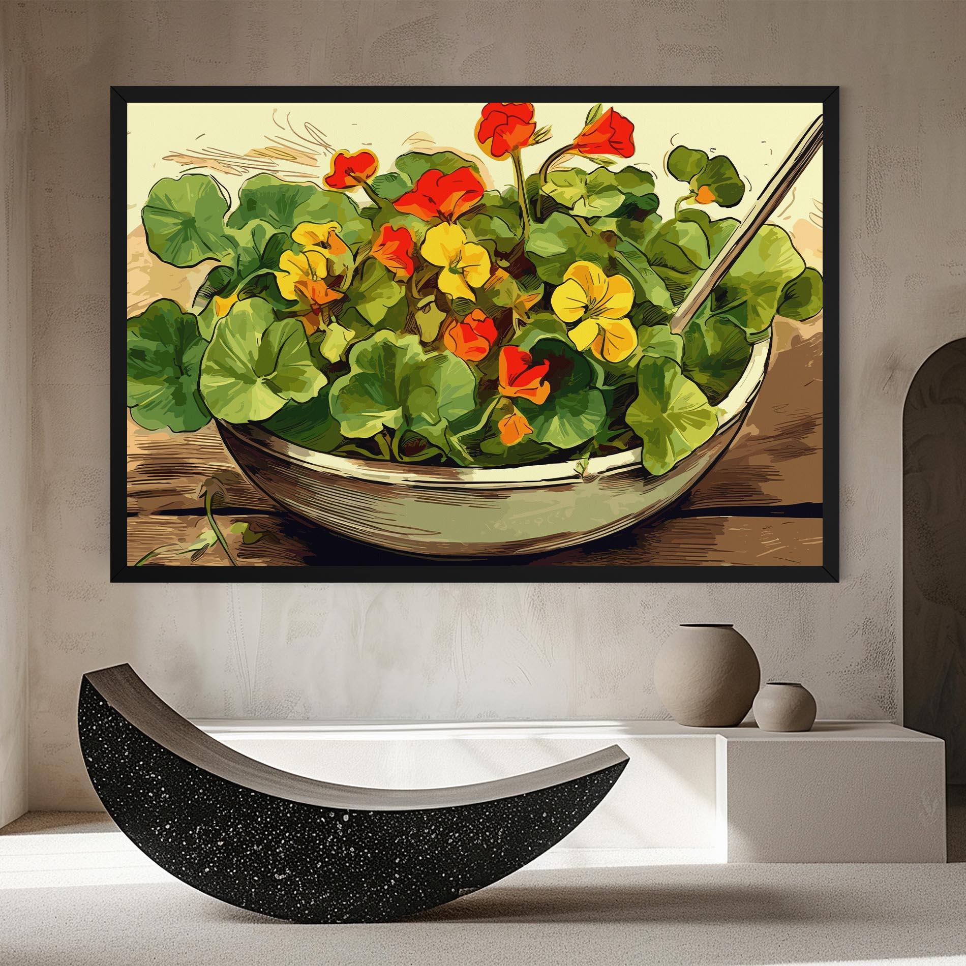 Tablou Canvas Flower Food mockup 8