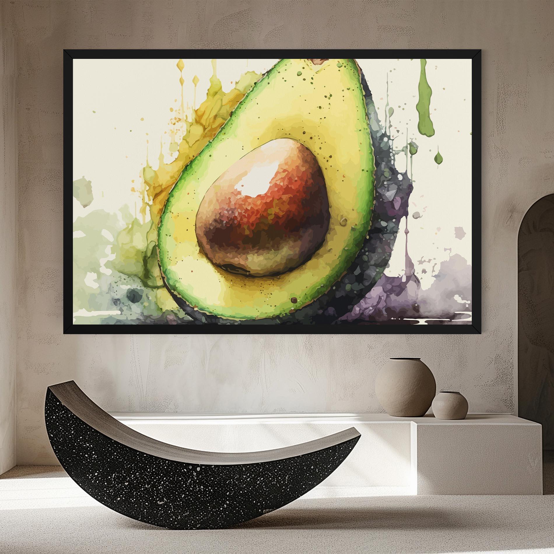 Tablou Canvas Green Avocado Art mockup 8