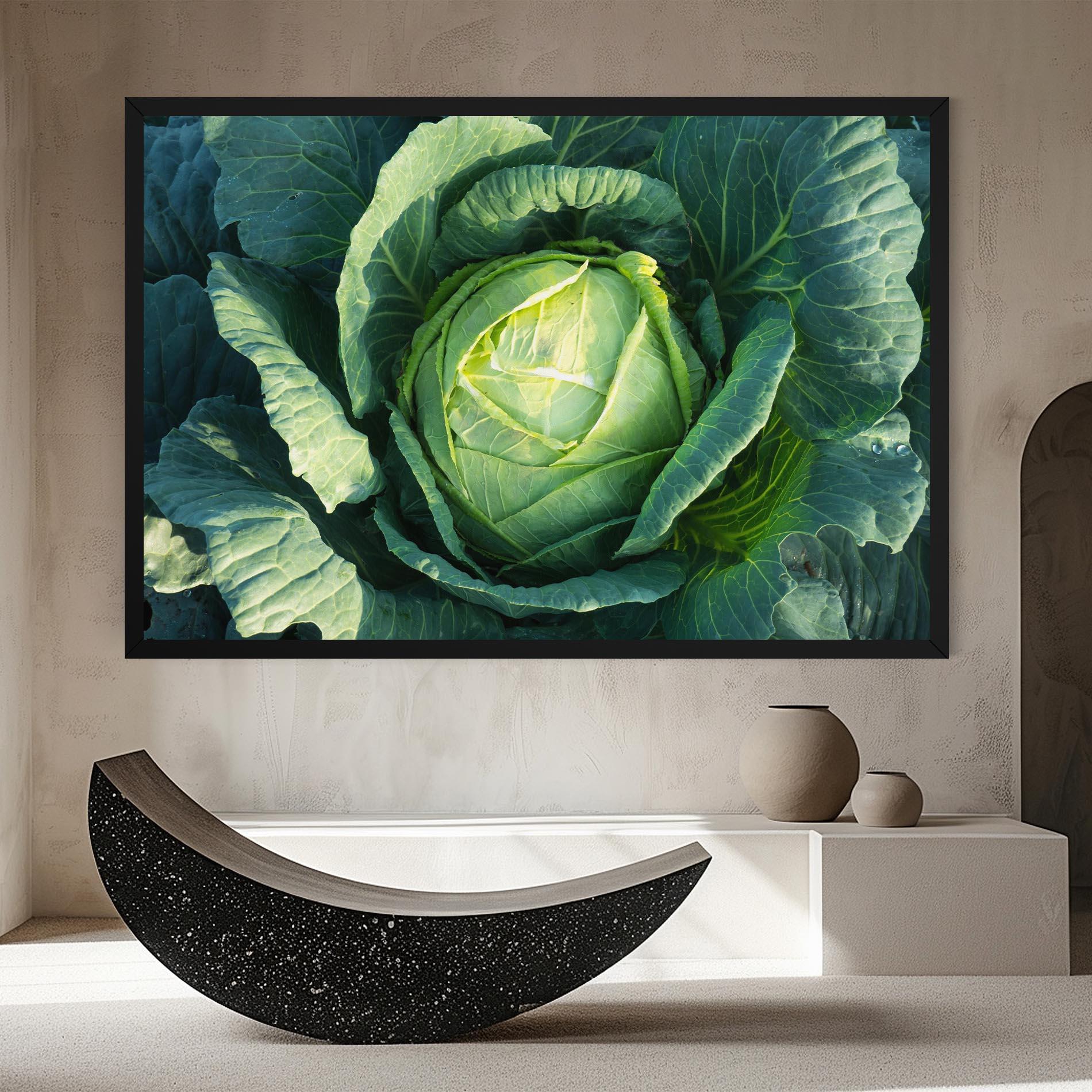 Tablou Canvas Green Lettuce mockup 8