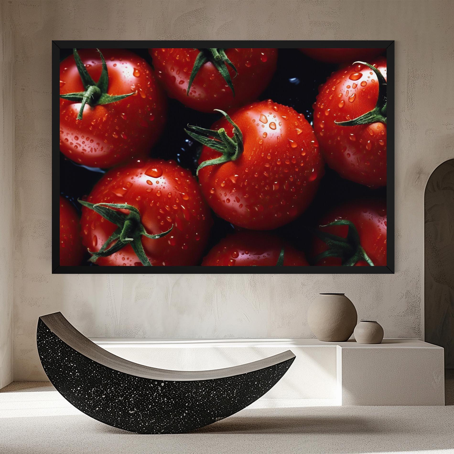 Tablou Canvas Red Wet Tomato mockup 8