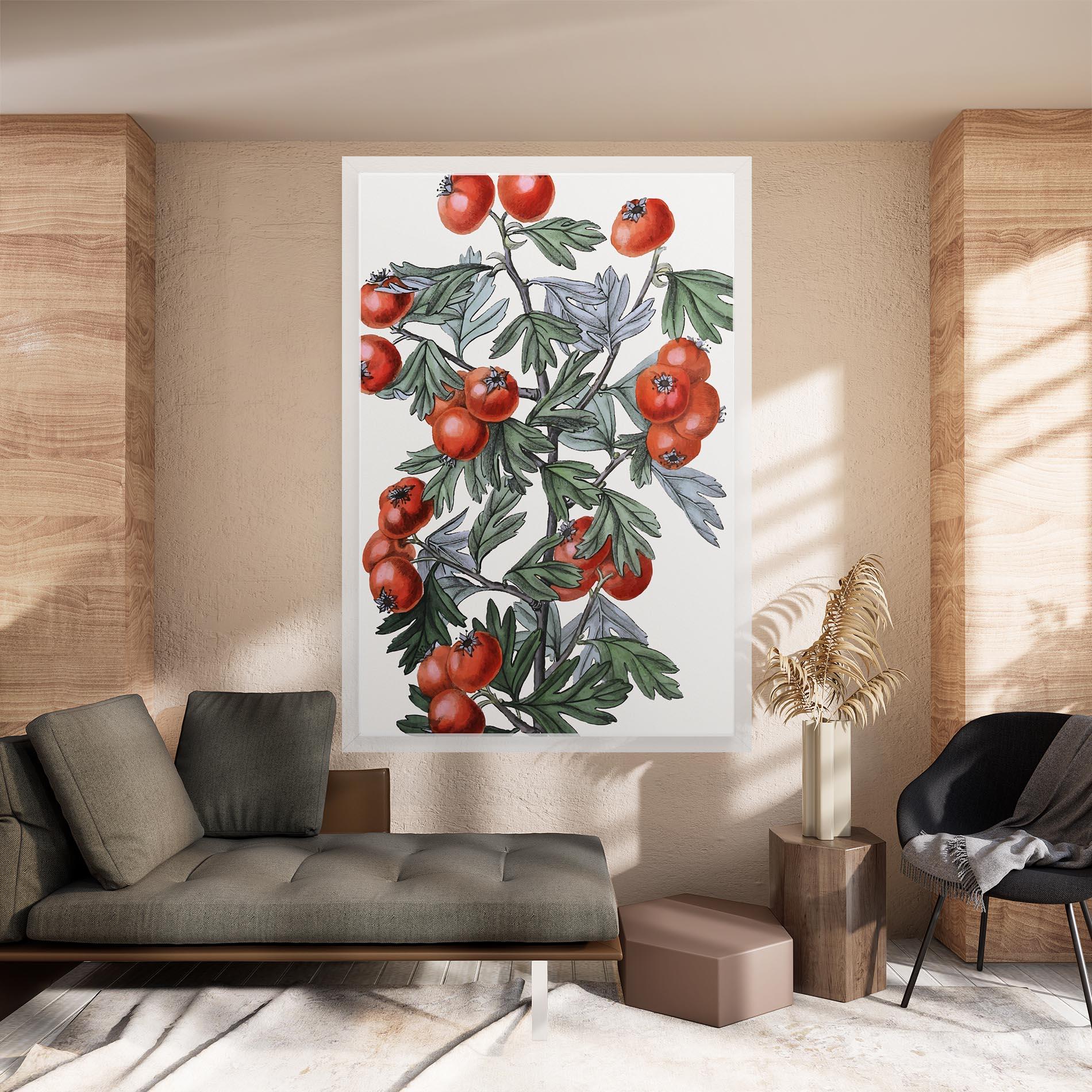 Tablou Canvas Cherry Drawing mockup 8