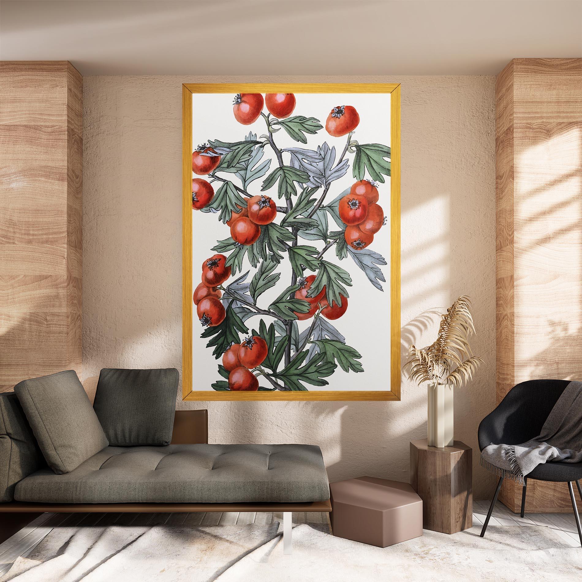 Tablou Canvas Cherry Drawing mockup 8