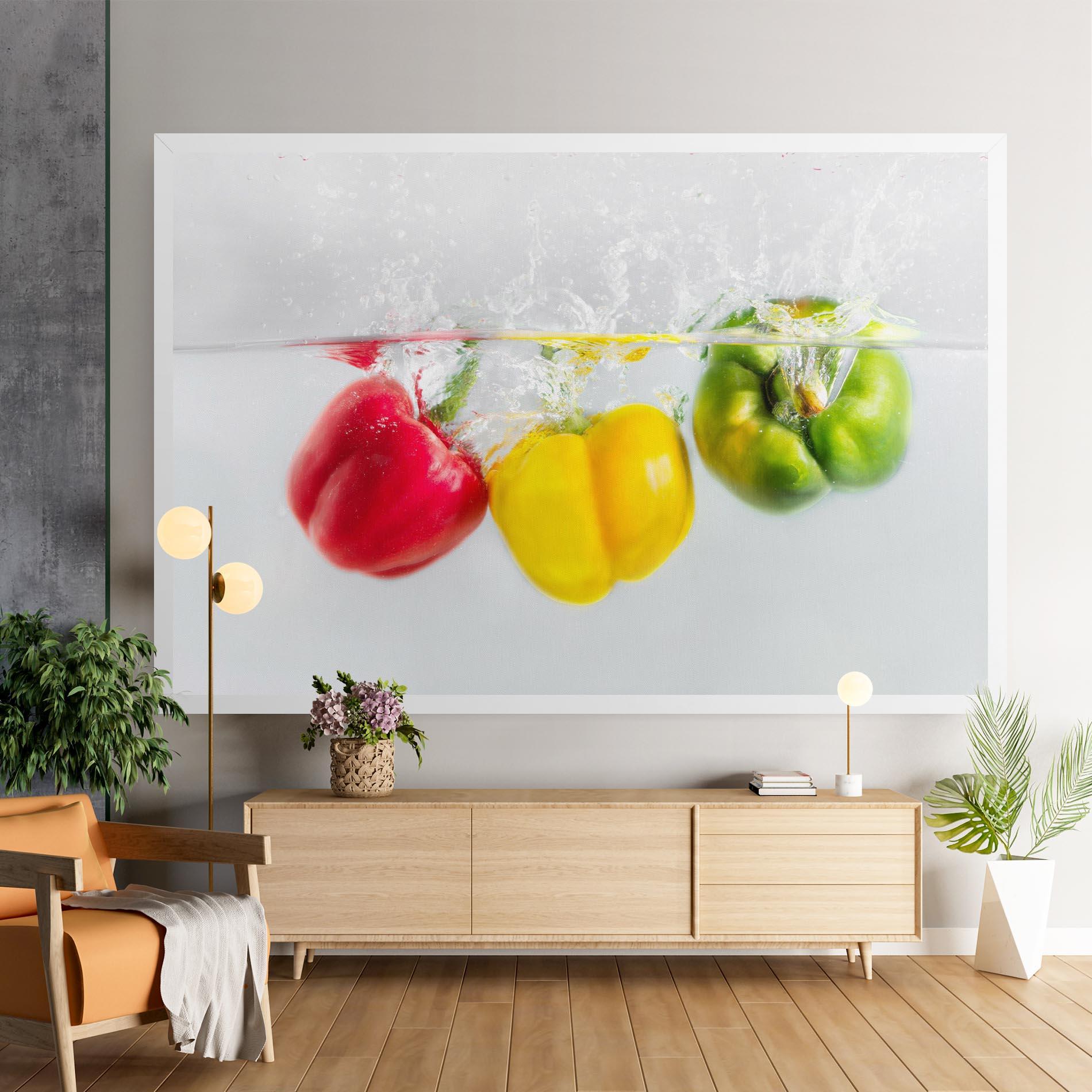 Tablou Canvas Colorful Bellpepper mockup 9