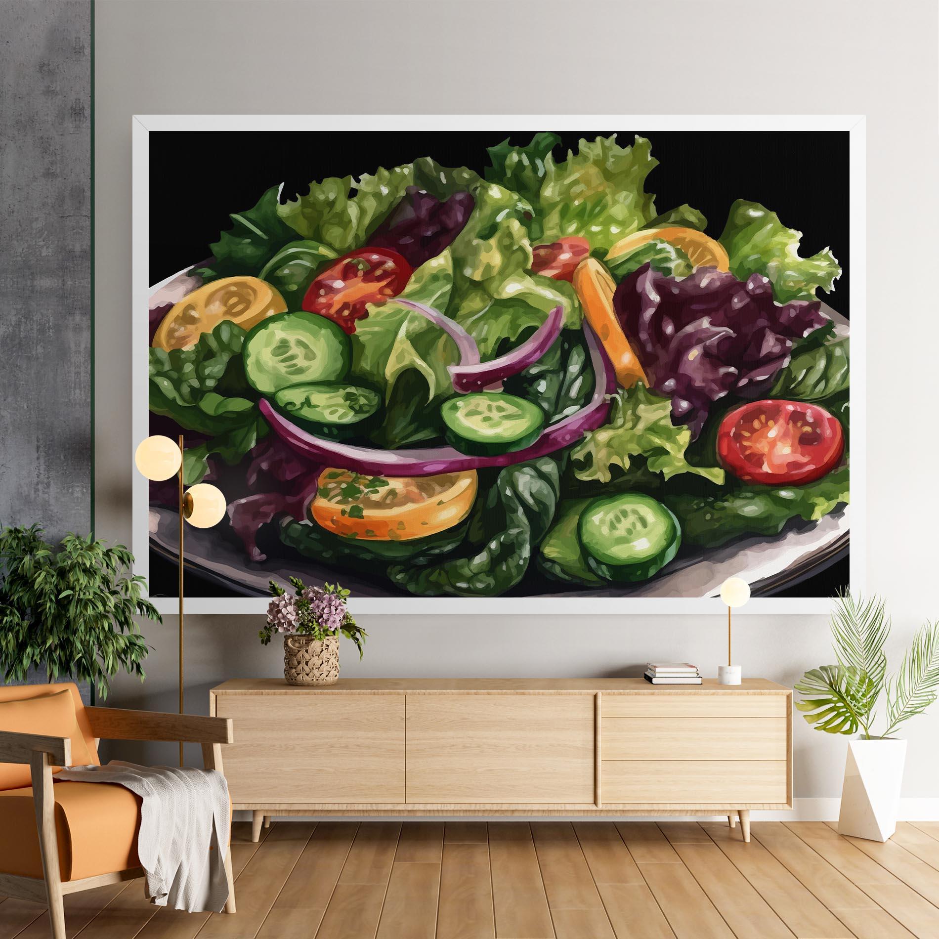 Tablou Canvas Cucumber Salad mockup 9