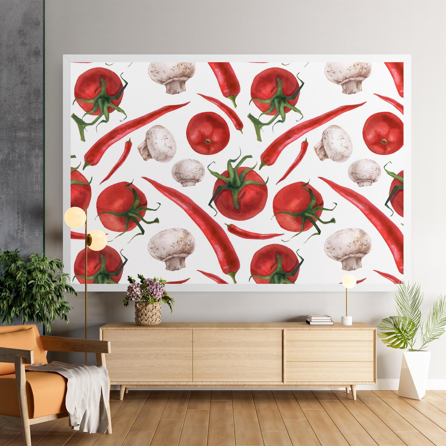 Tablou Canvas Floating Tomato mockup 9