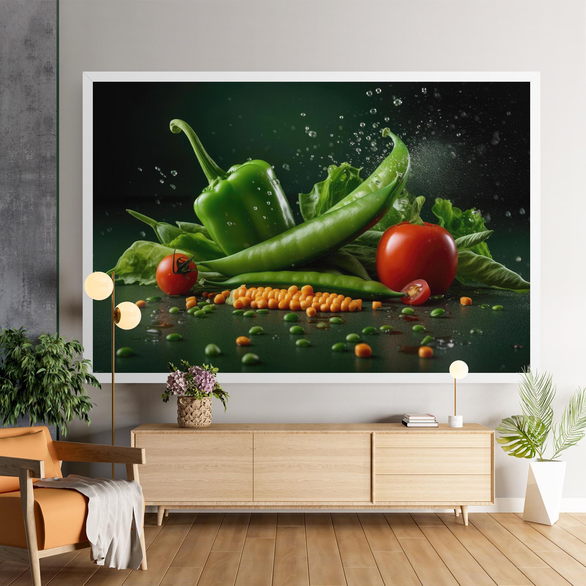 Tablou Canvas Fresh Vegetables mockup 9