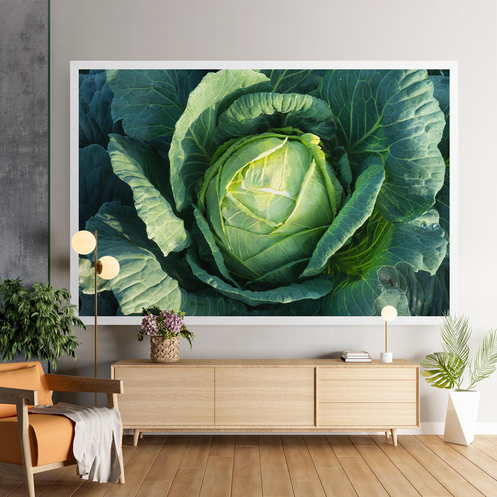Tablou Canvas Green Lettuce mockup 9