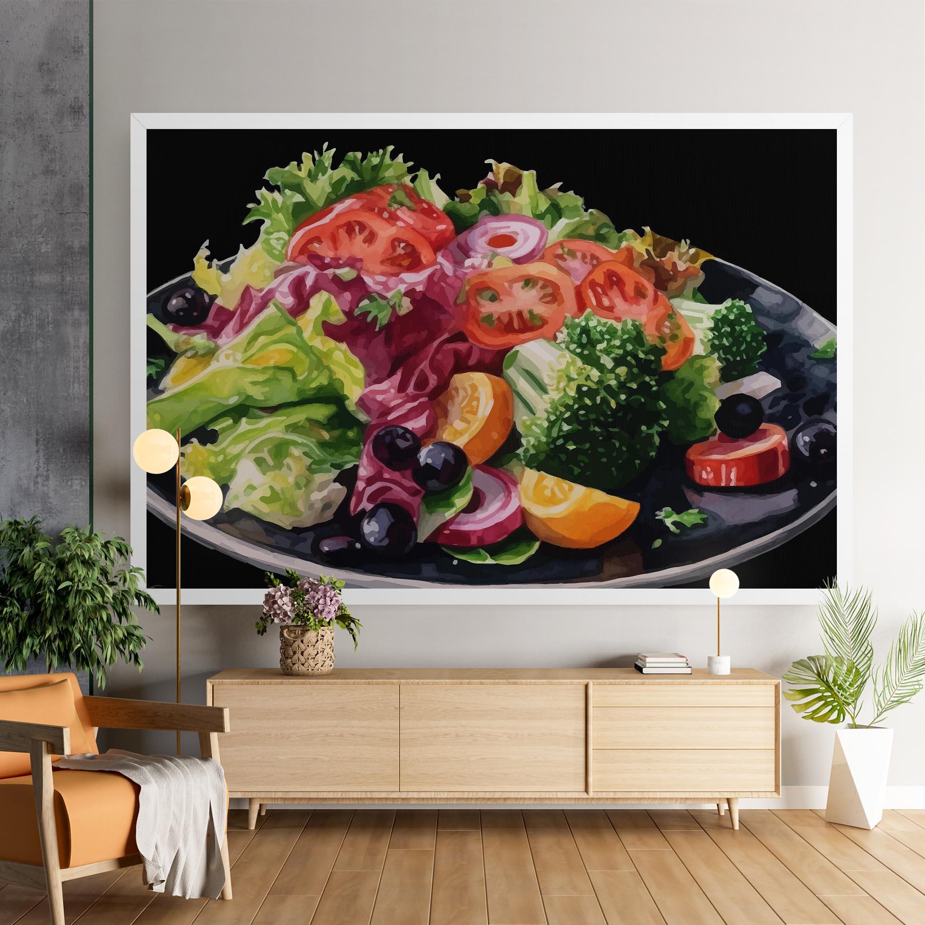 Tablou Canvas Healthy Tomato Food mockup 9
