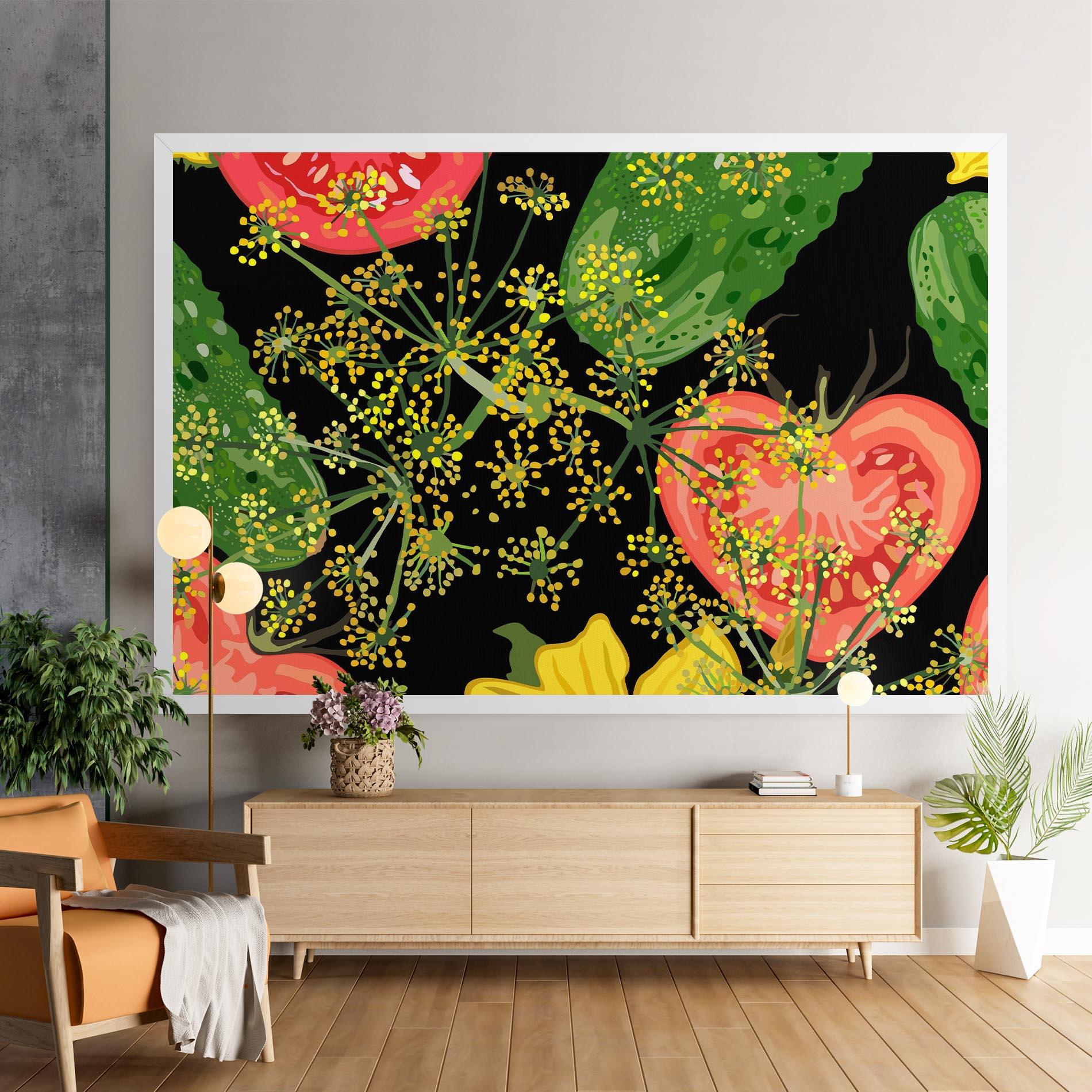 Tablou Canvas Heart Tomato mockup 9