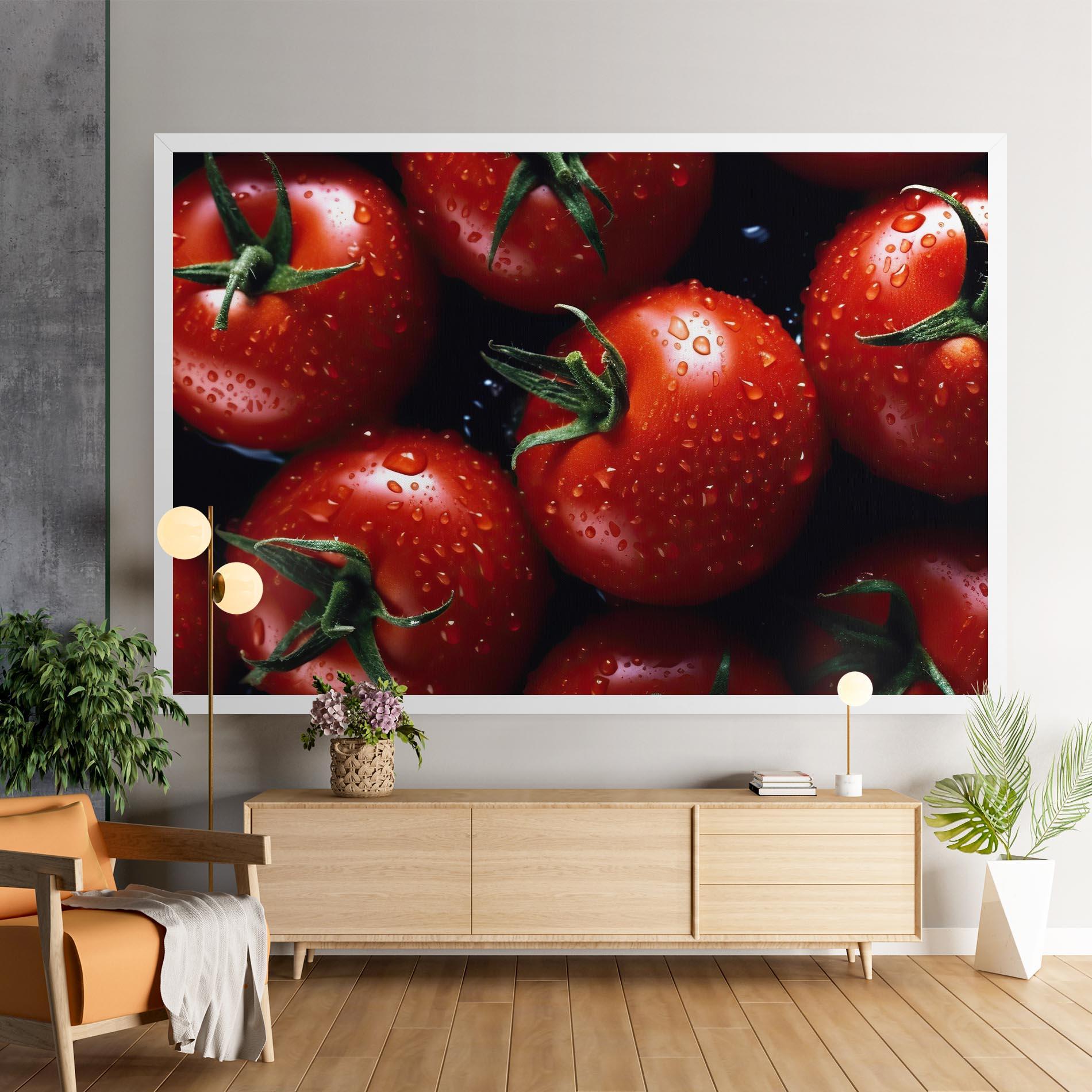 Tablou Canvas Red Wet Tomato mockup 9