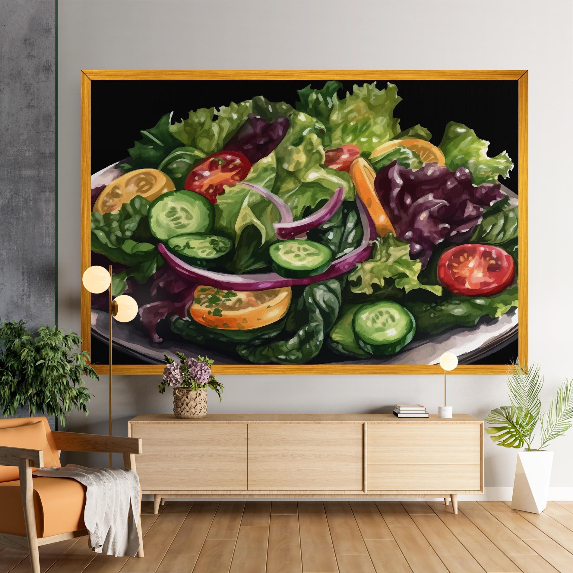 Tablou Canvas Cucumber Salad mockup 9