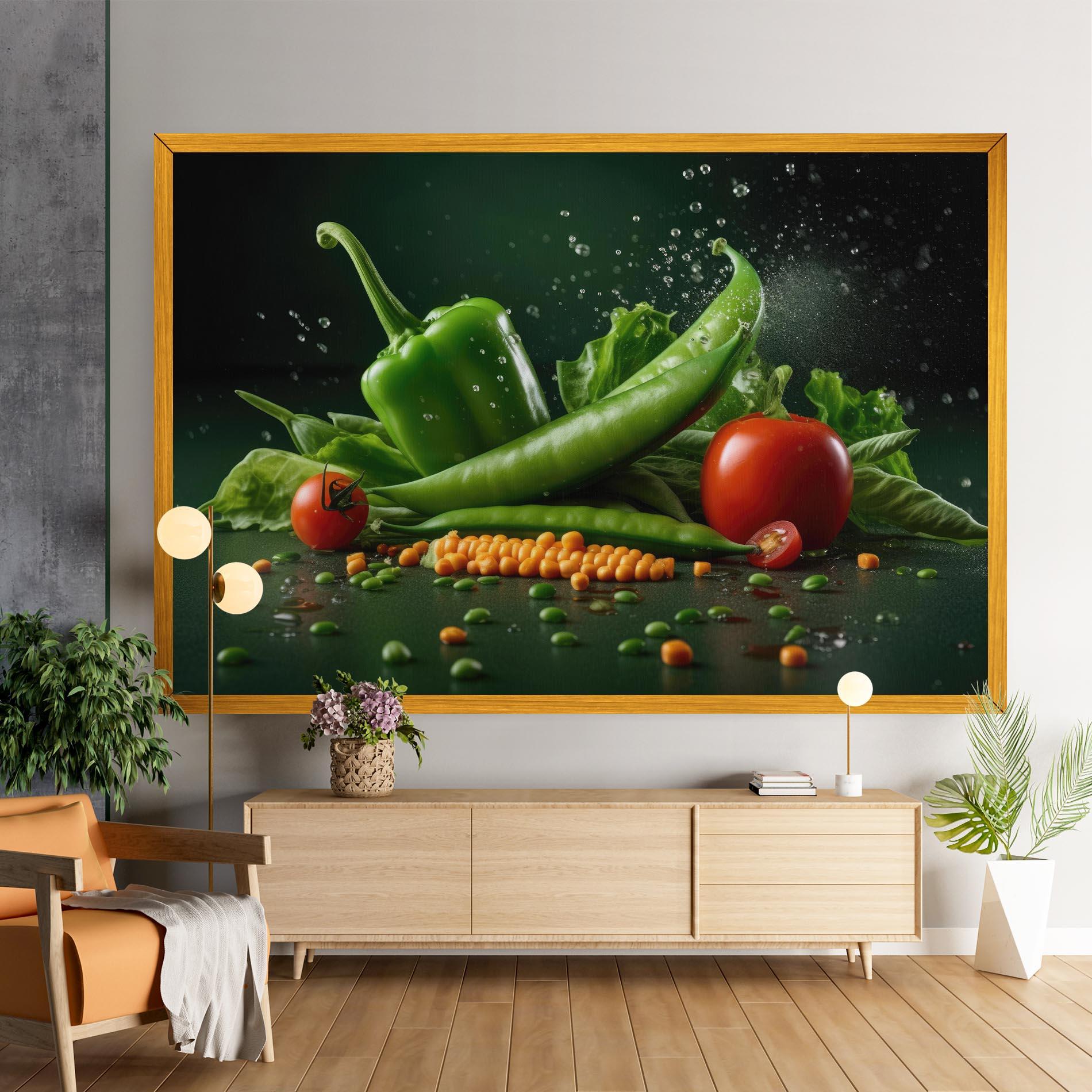 Tablou Canvas Fresh Vegetables mockup 9