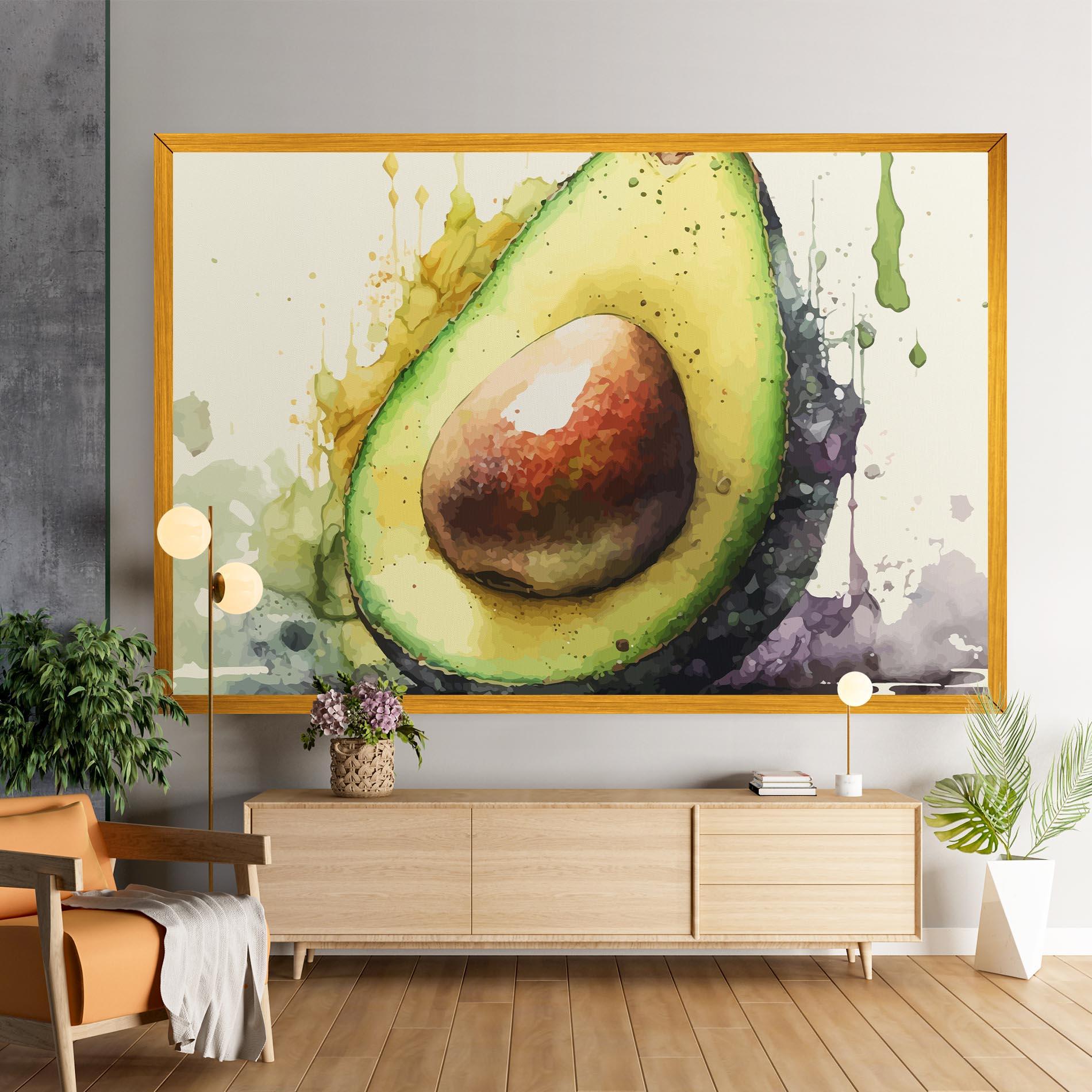 Tablou Canvas Green Avocado Art mockup 9