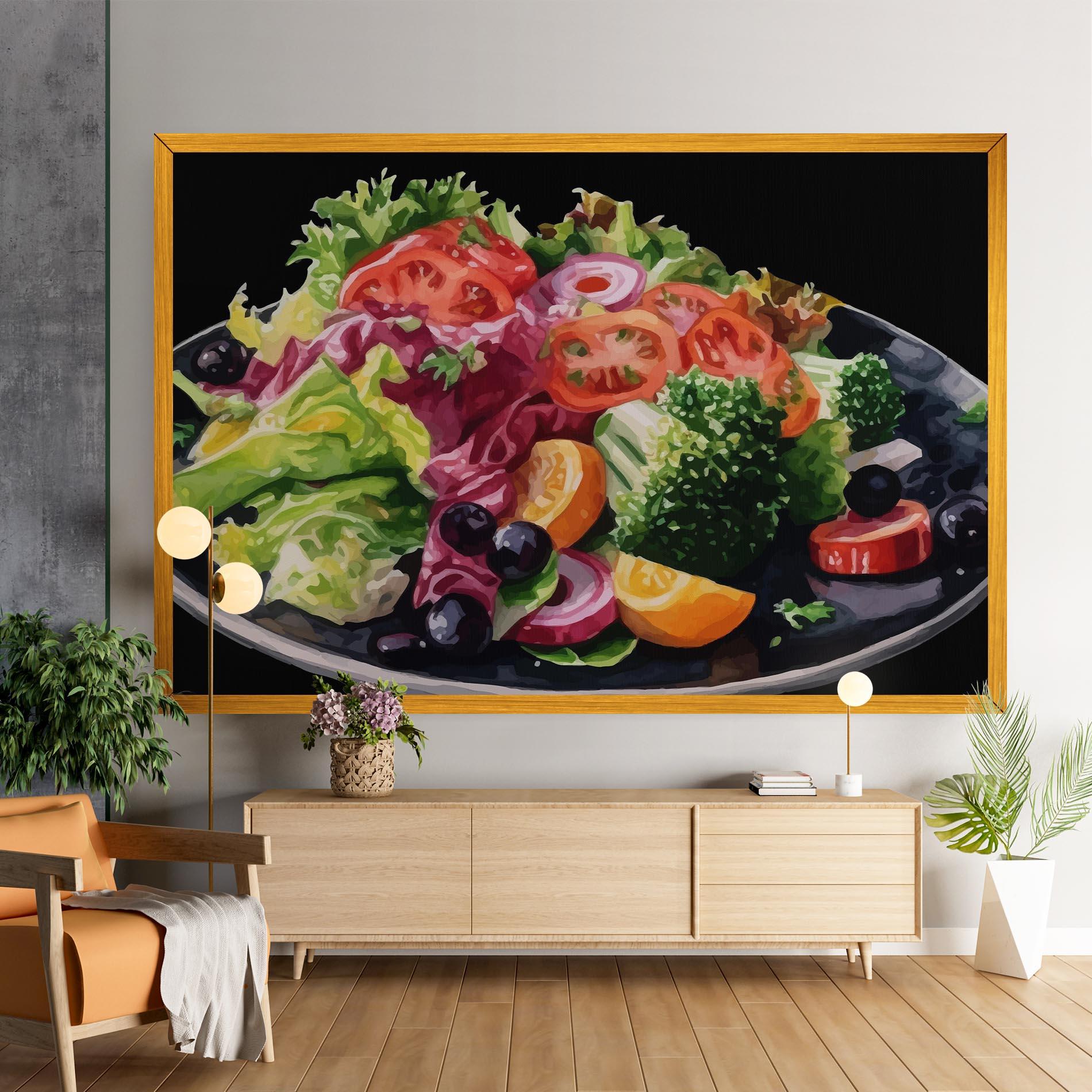 Tablou Canvas Healthy Tomato Food mockup 9