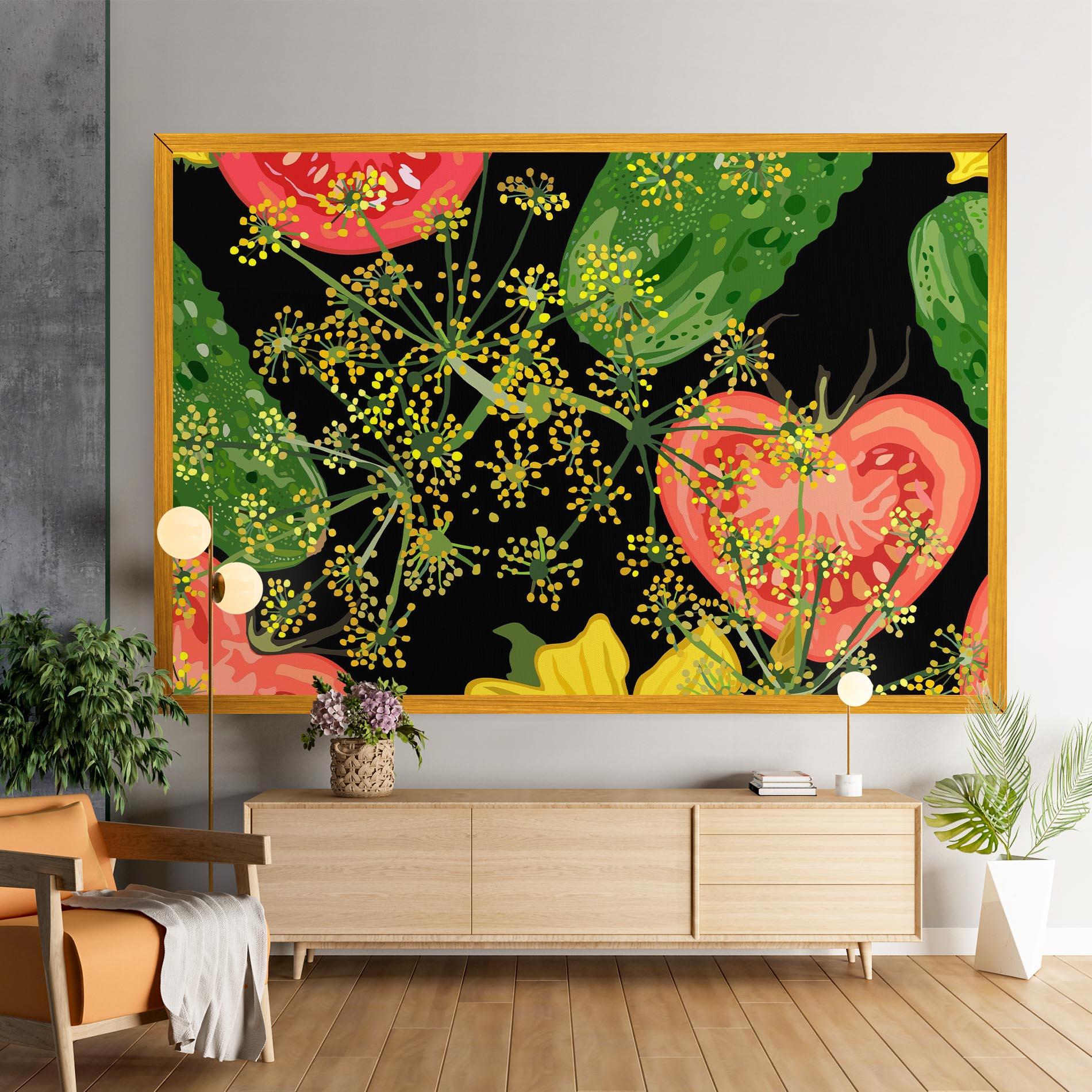 Tablou Canvas Heart Tomato mockup 9