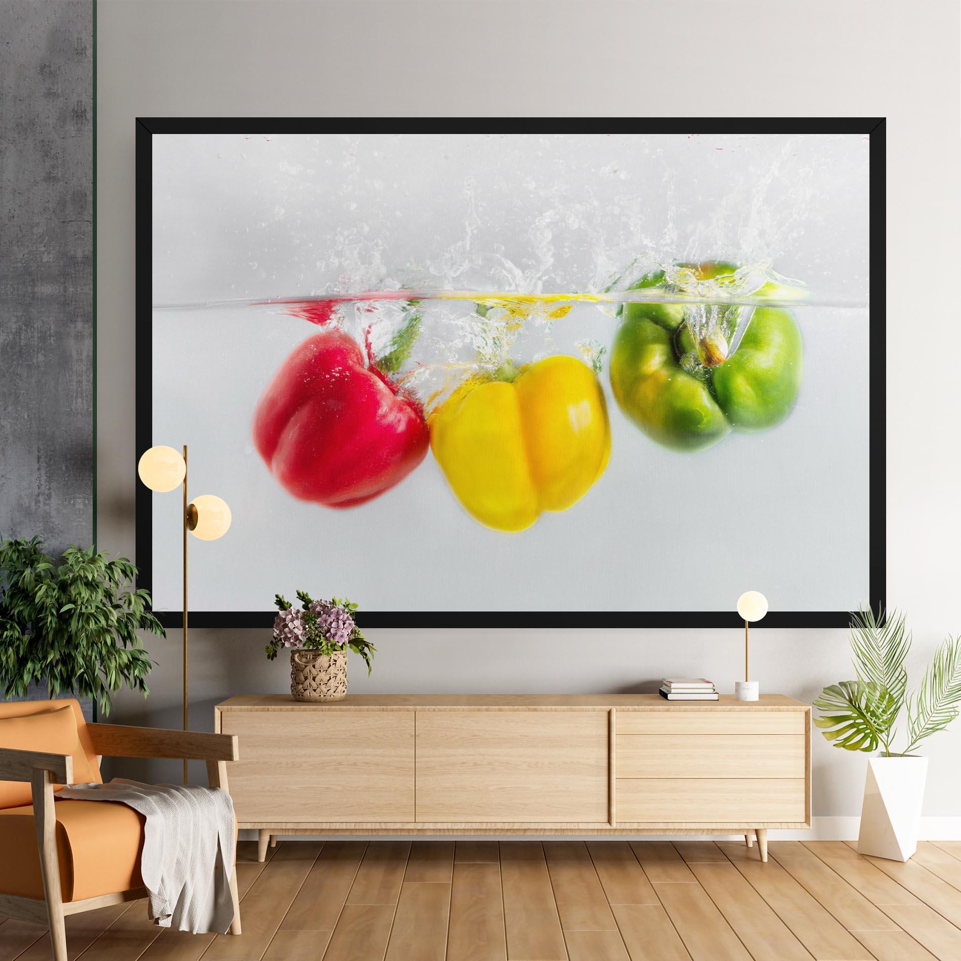 Tablou Canvas Colorful Bellpepper mockup 9