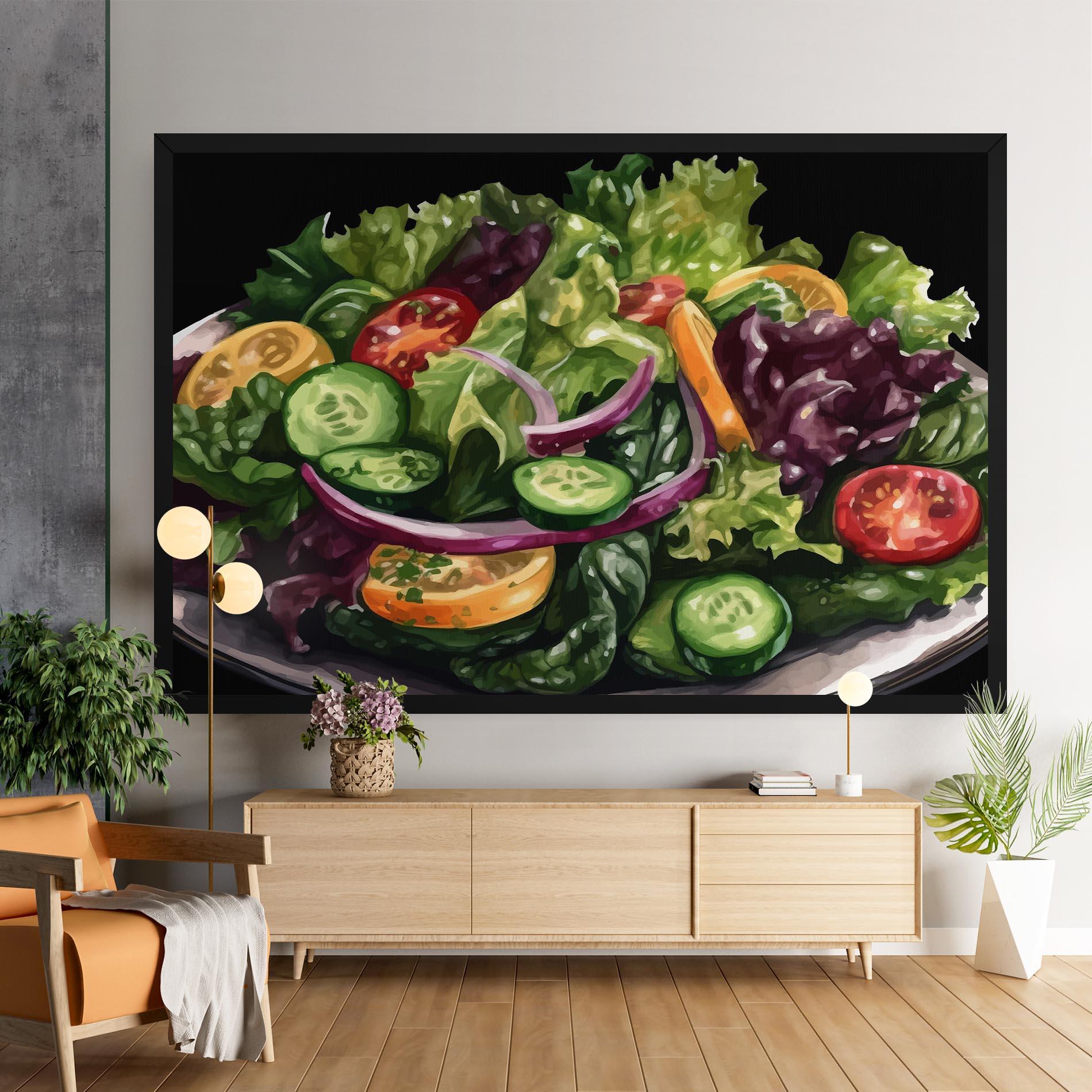 Tablou Canvas Cucumber Salad mockup 9