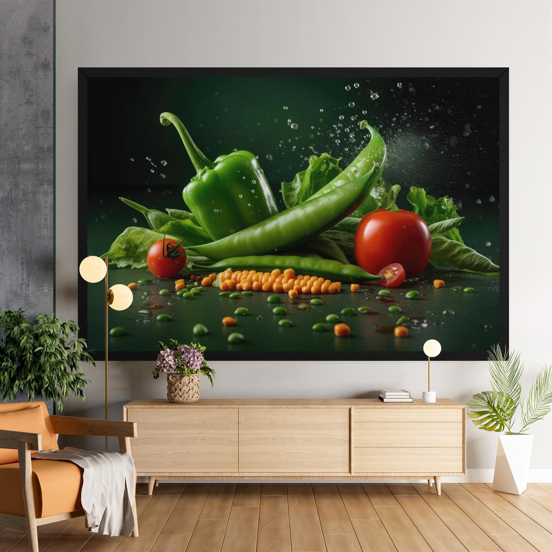 Tablou Canvas Fresh Vegetables mockup 9